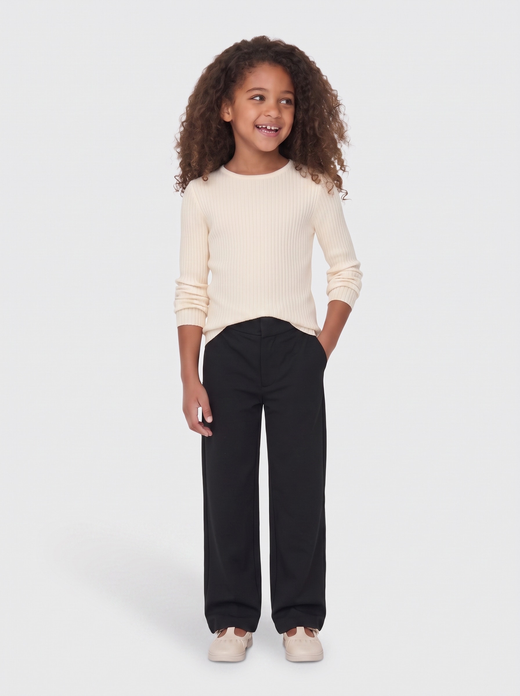 KIDS ONLY Pull en tricot »KOGIBI LS RIB BOATNECK CP KNT« mélange viscose, coupe régulière