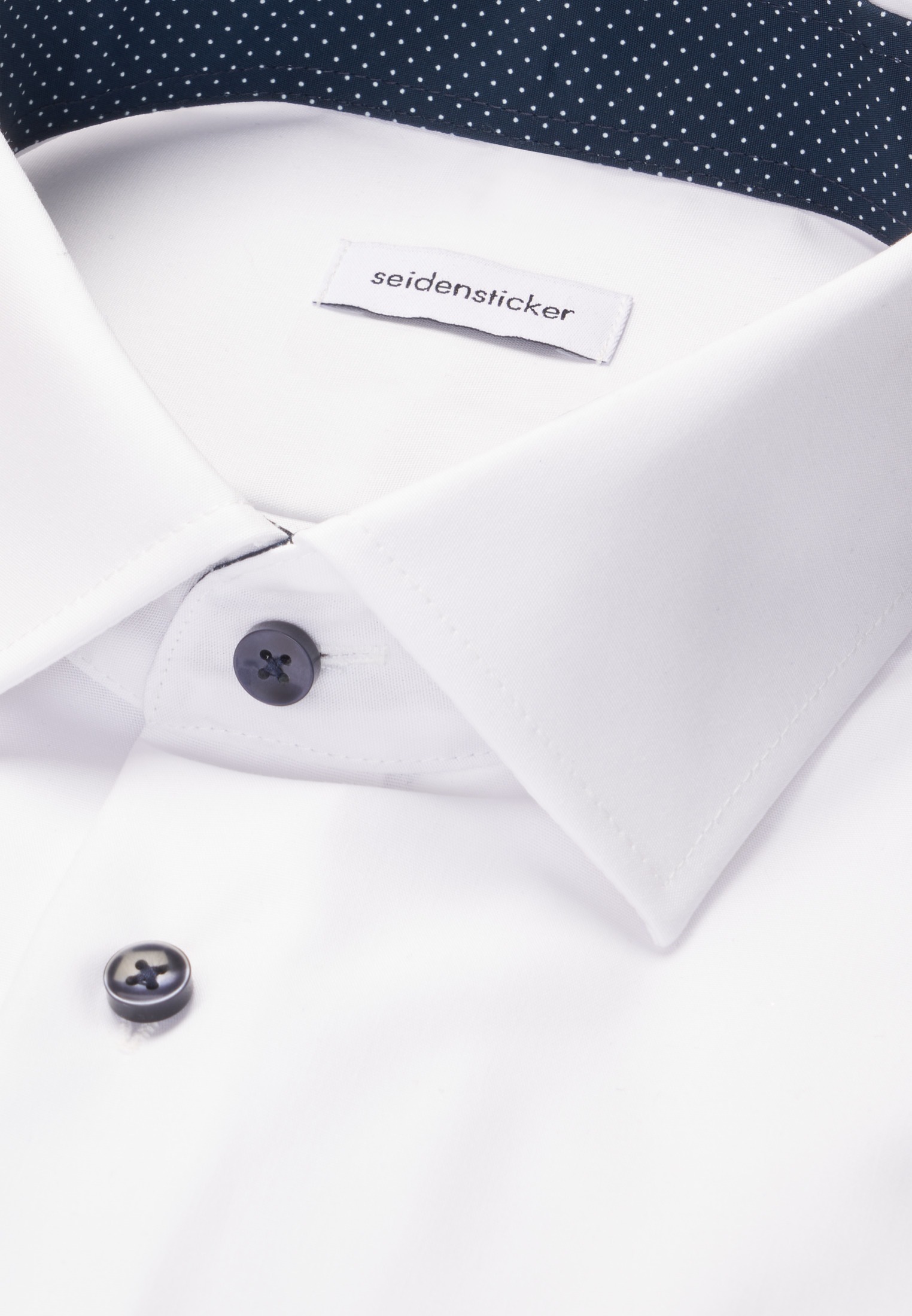 seidensticker Businesshemd »Schwarze Rose« Shaped 1/1 Kentkragen Uni