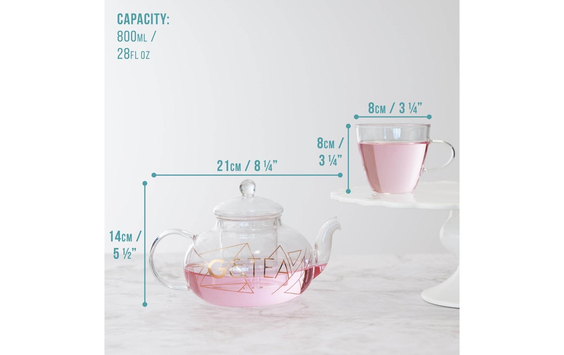   Théière »Oak & Steel mit Tassen 0.8 l« 0,8 l 5 cuis tlg.