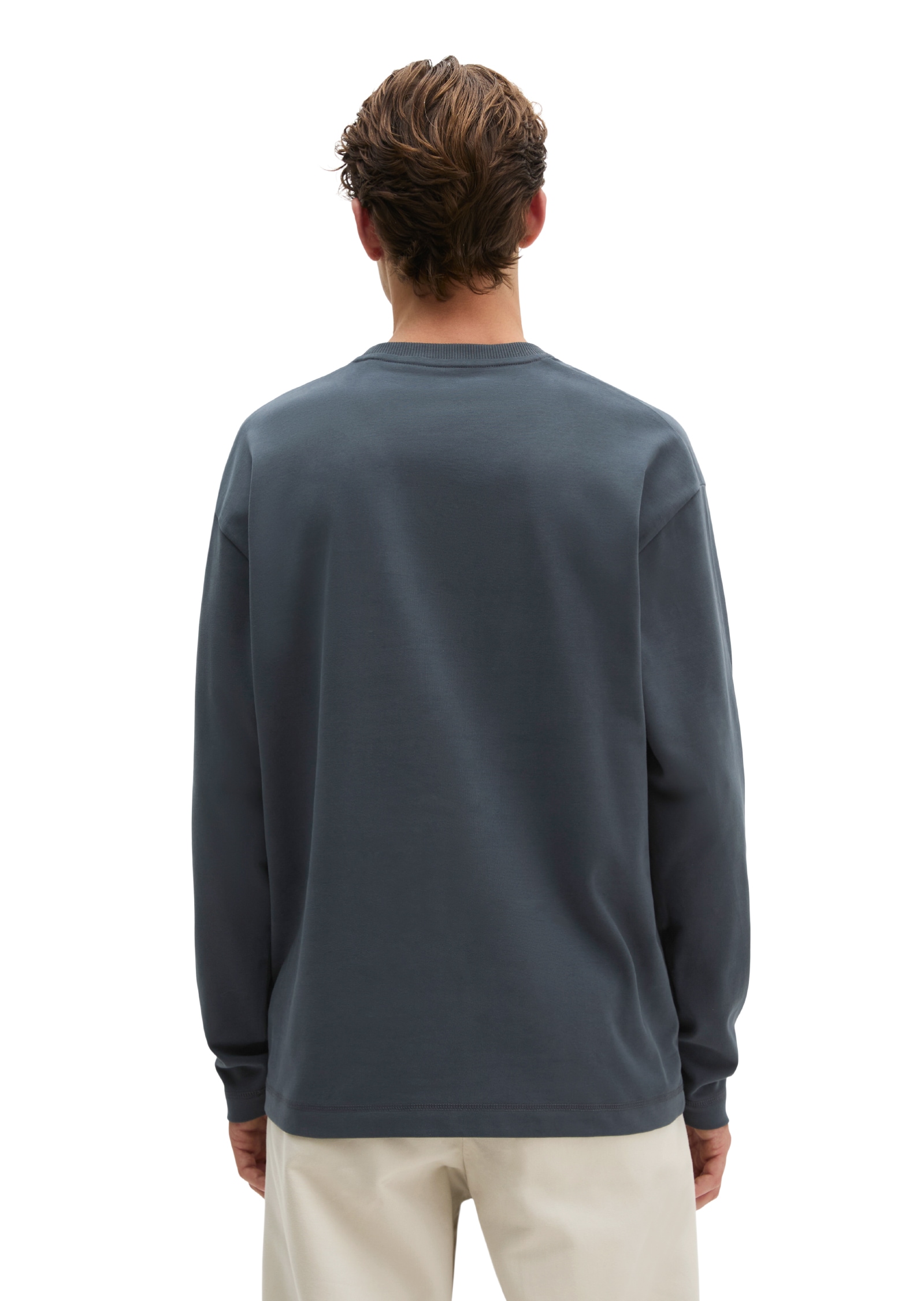 Marc O'Polo T-shirt à manches longues en coton biologique