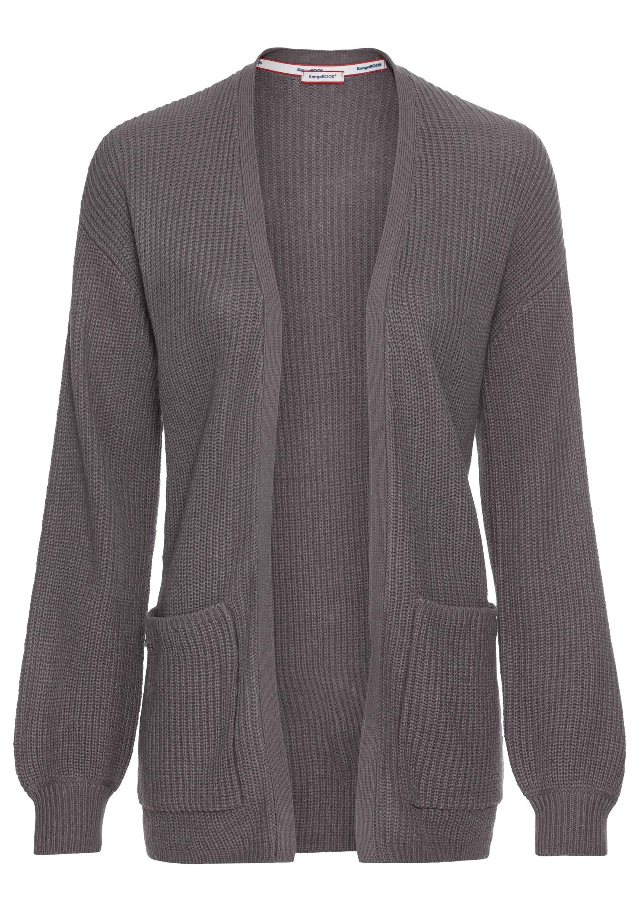 KangaROOS Veste en tricot aus kuscheligem Strick