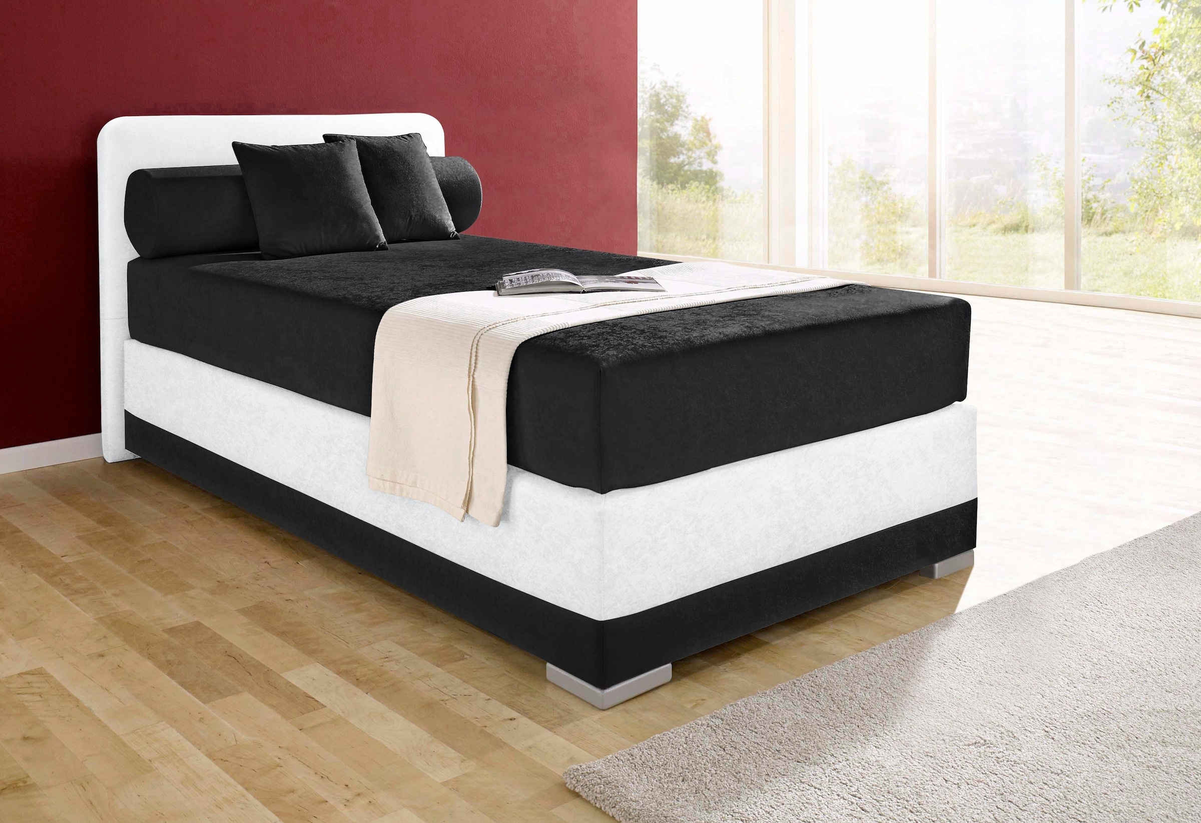 Maintal Lit boxspring »Lago« en 3 types de matelas différents, H2 ou H3
