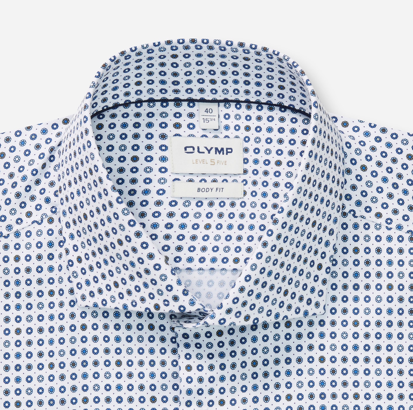 OLYMP Langarmhemd »Level 5« Royal-Kentkragen, body fit, Businesshemd, extra langer Arm