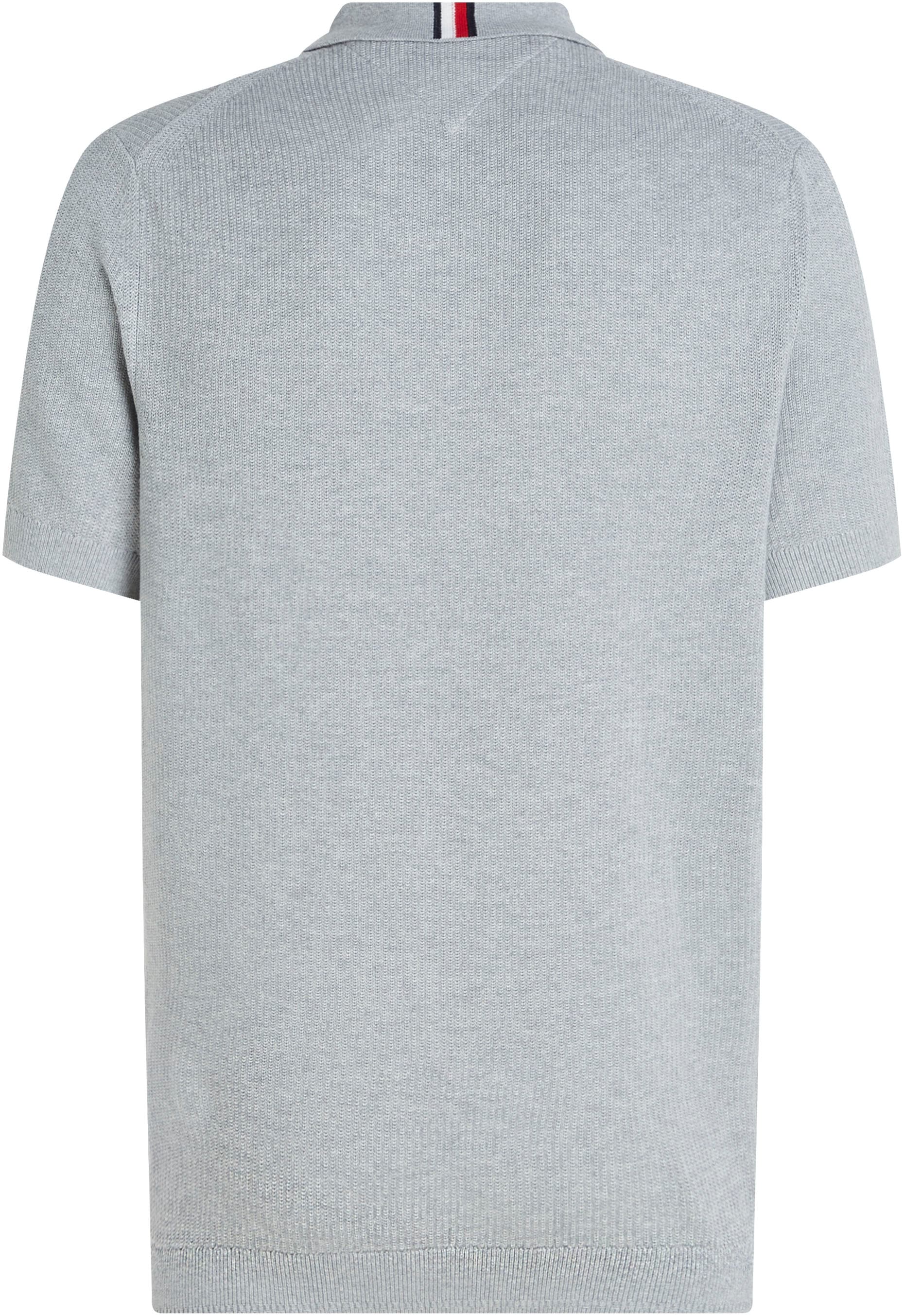 Tommy Hilfiger Polo »CHAIN RIDGE STRUCTURE SS POLO« mit Logostickerei auf der Brust