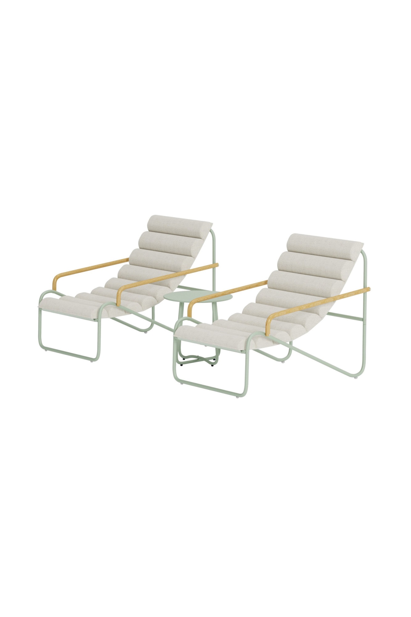 Venture Home Gartenlounge-Set »Ithaka, grosszügiges Outdoor-Set für hohen Sitzkomfort« 3 tlg. Loungemöbel mit Stoffbezug, angenehm, weich