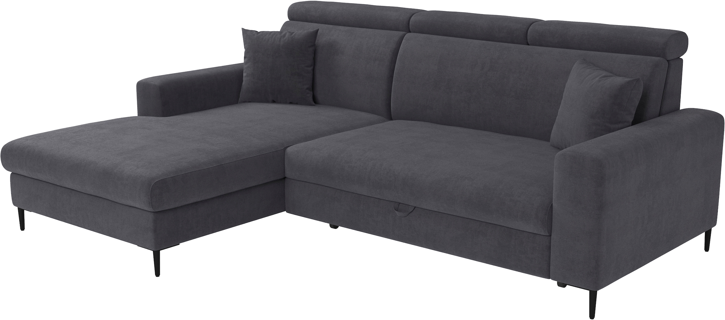 Trends by HG Canapé d'angle »Nizza, L-Form, B: 250cm« Schlaffunktion + Bettkasten