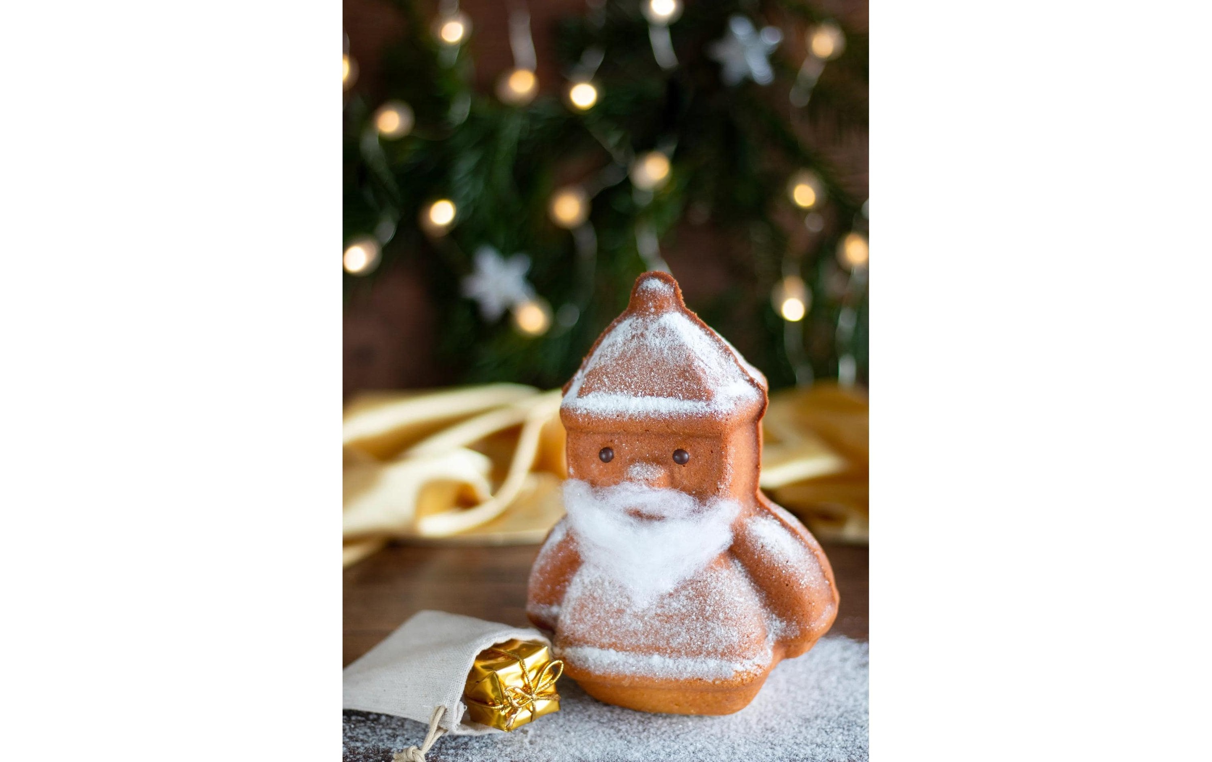 STÄDTER Backform »3D Santa Claus 19 x 21 x 12 cm«