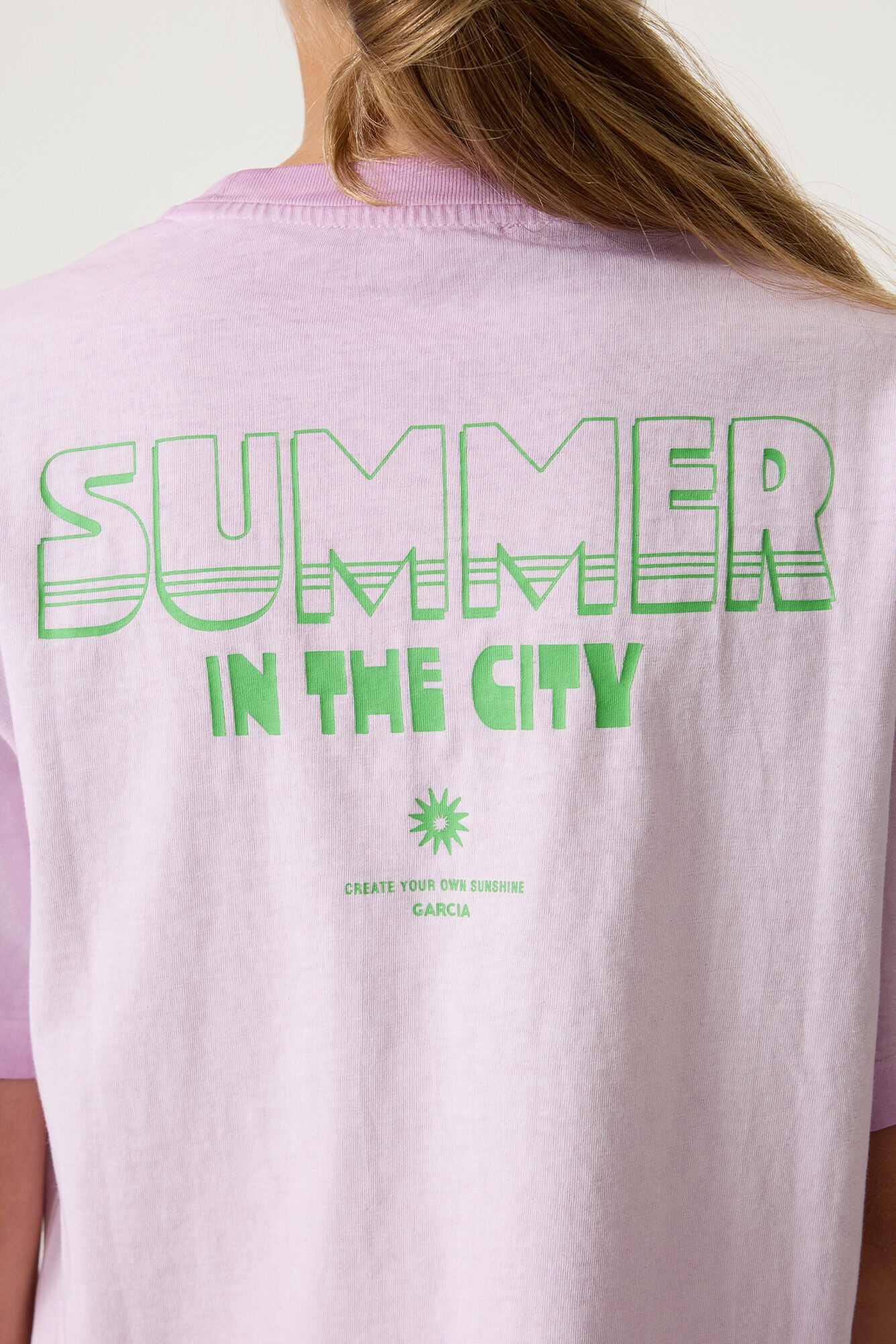 Garcia T-shirt avec imprimé GIRLS