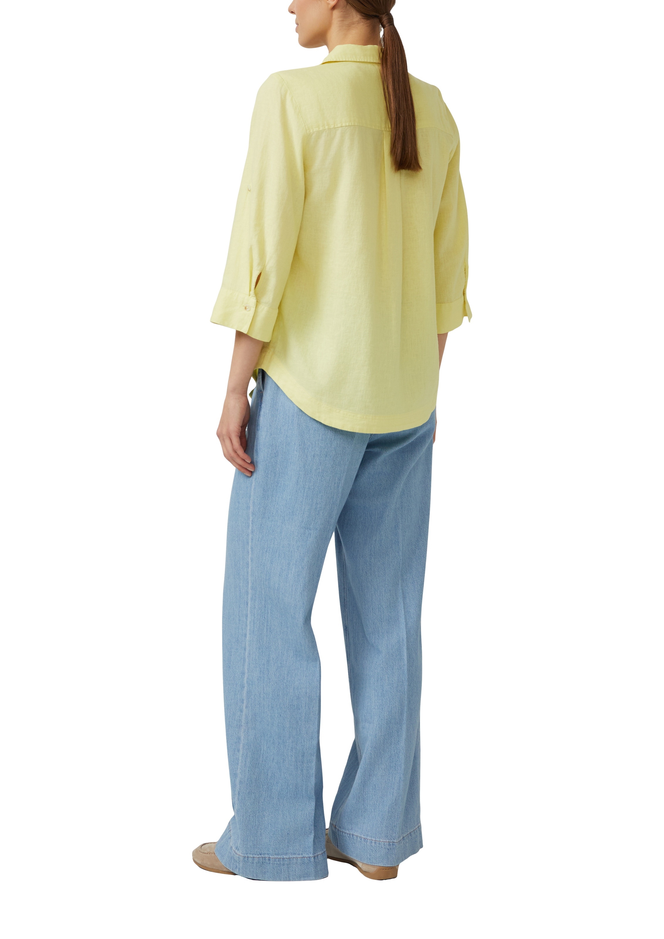 s.Oliver Blouse chemise avec manches 3/4