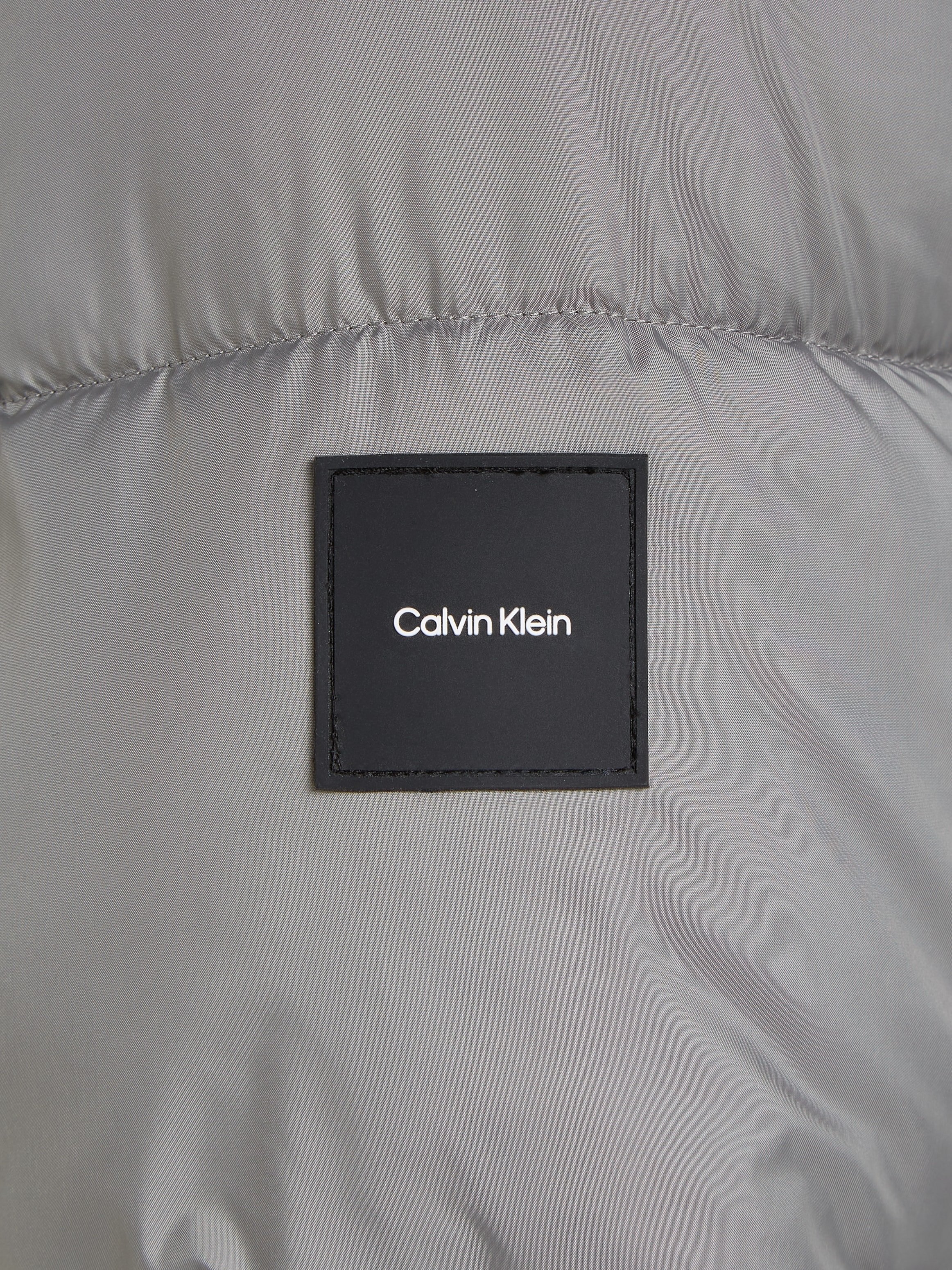 Calvin Klein Veste d'extérieur »HOODED QUILT PUFFER MW« mit Kapuze mit Logopatch