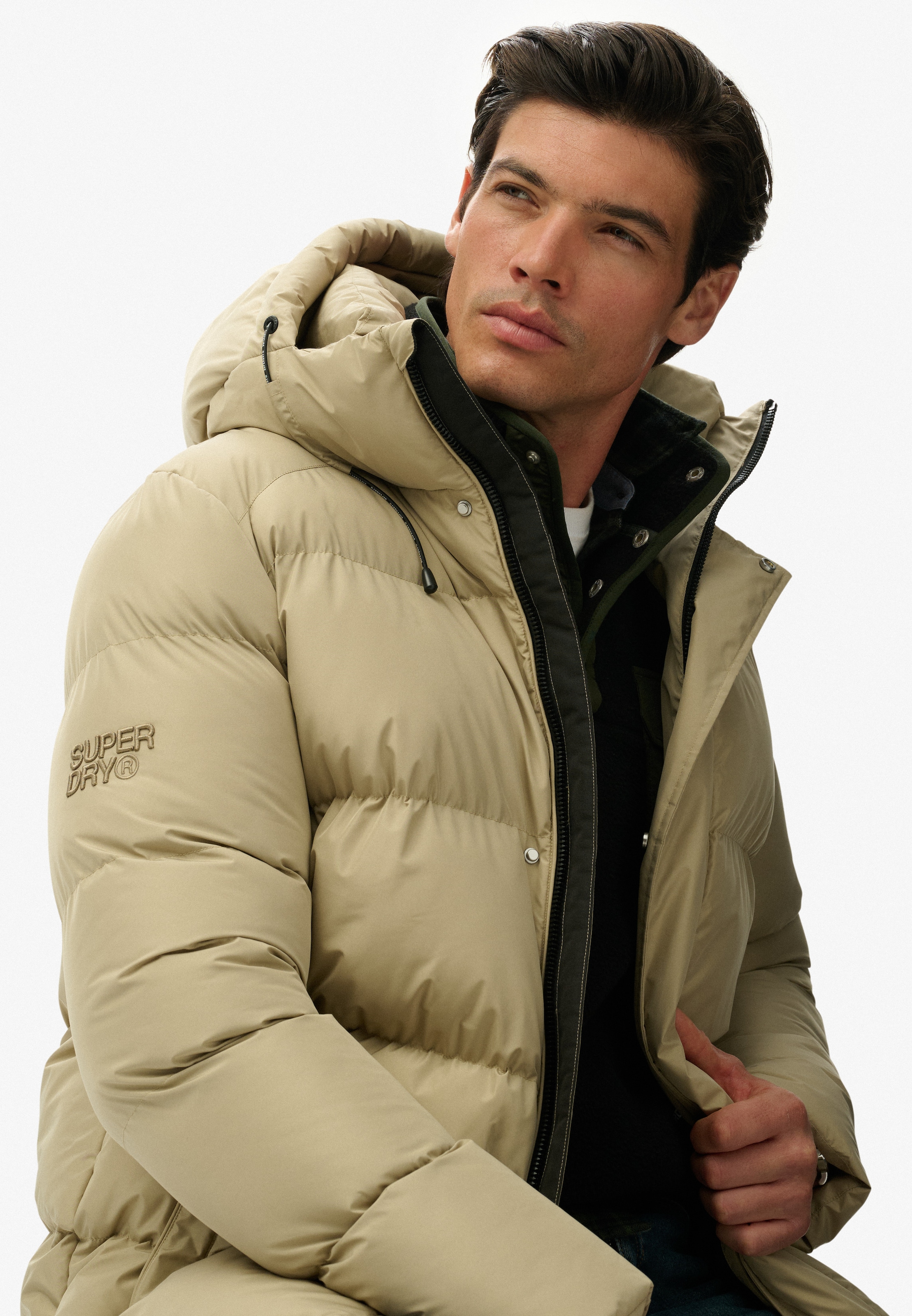 Superdry Veste matelassée »HOODED 5 BAFFLE SPORTS PUFFER« mit Kapuze