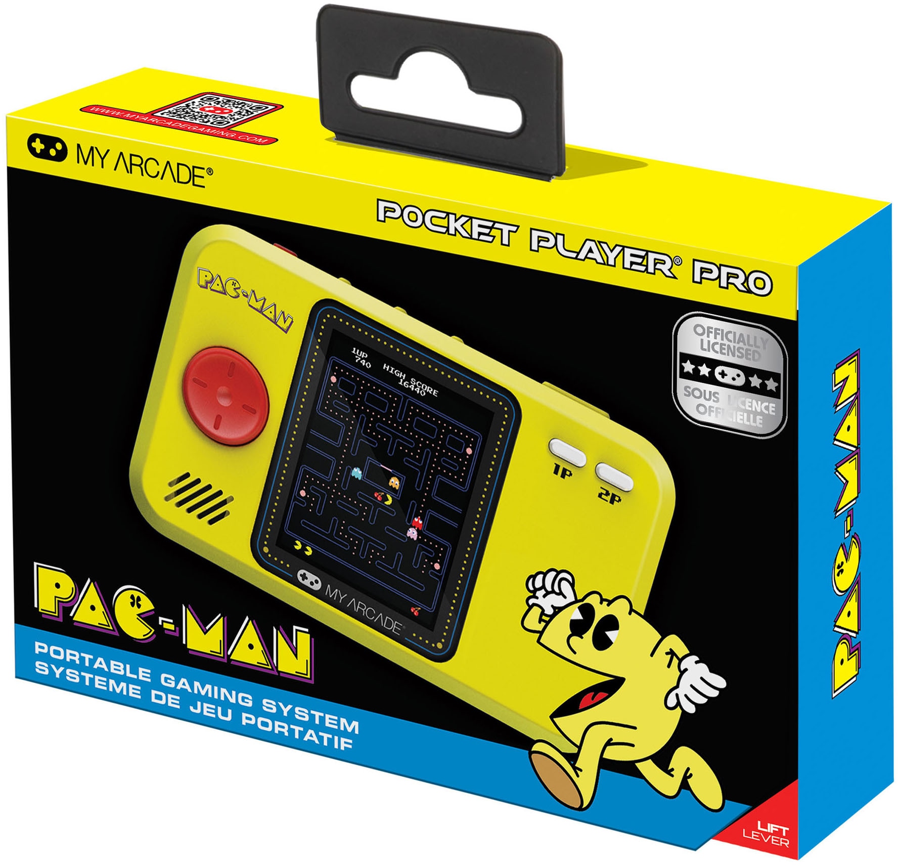 MYARCADE Console rétro »PAC-MAN Pocket Player Pro«