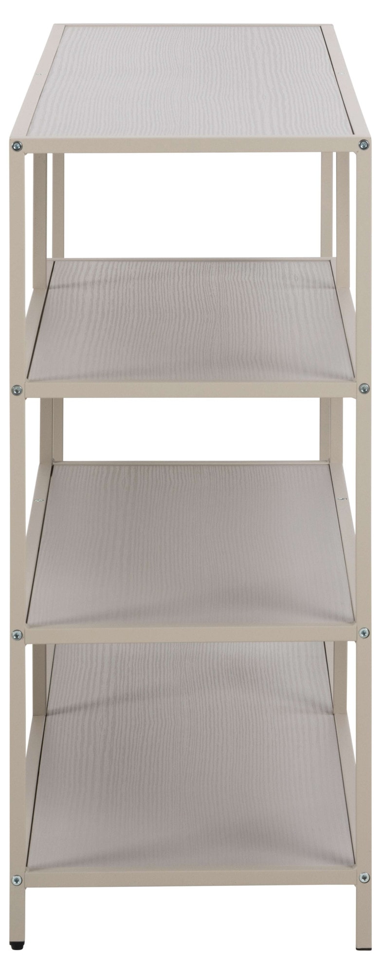 ACTONA GROUP Étagère à livres »Seaford - Mehrzweckregal & Raumteiler, modern, Metall« 114x35x78 cm,  Asymétrique, stable & beaucoup de rangement, design intemporel, 6 étagères