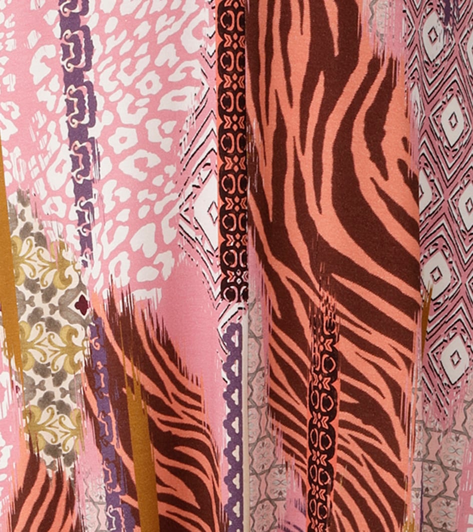 Aniston CASUAL Robe d'été mit fantasievollen Patch-Drucken - NEUE KOLLEKTION