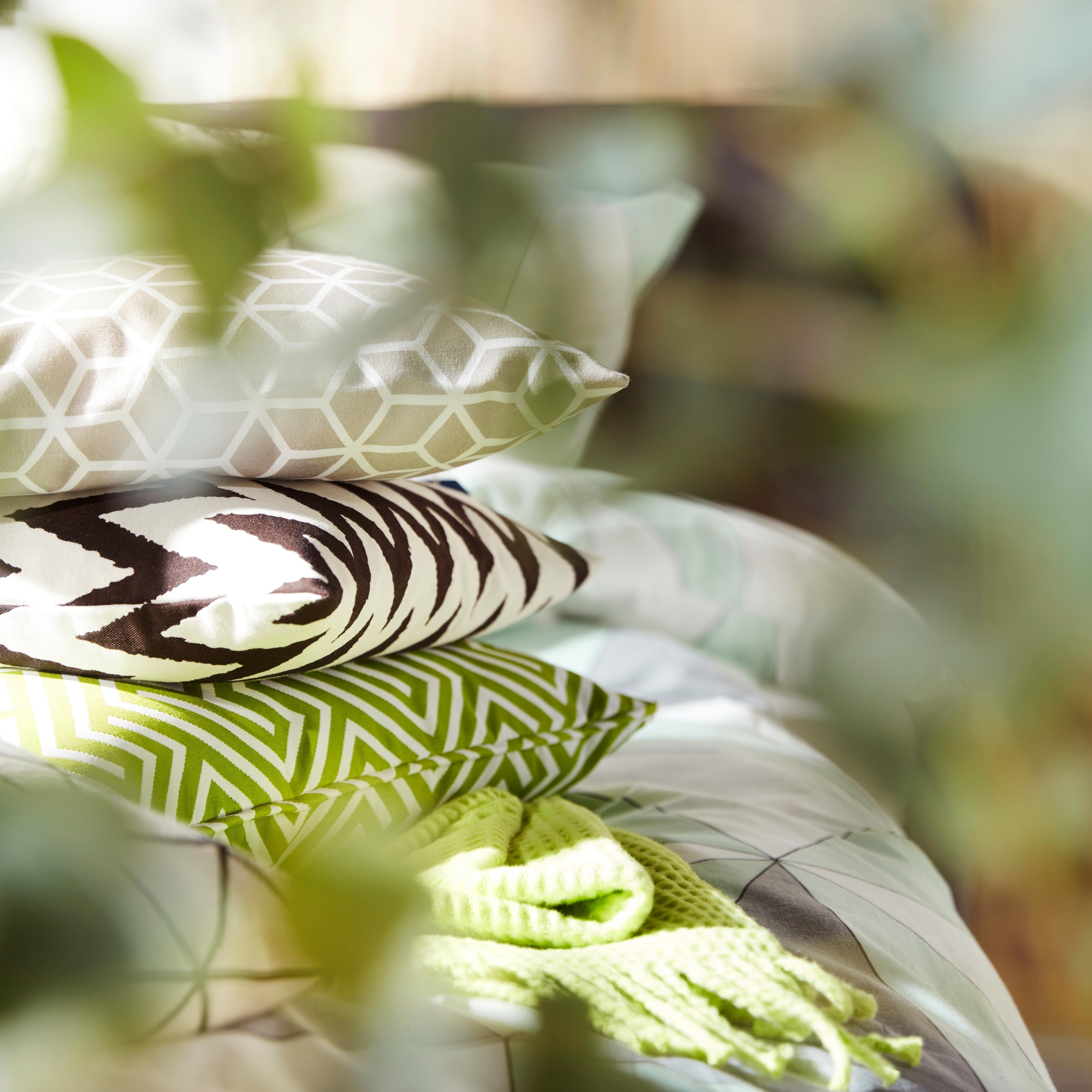 TOM TAILOR HOME Dekokissen »TRIANGLE« Kissenhülle ohne Füllung, 1 Stück