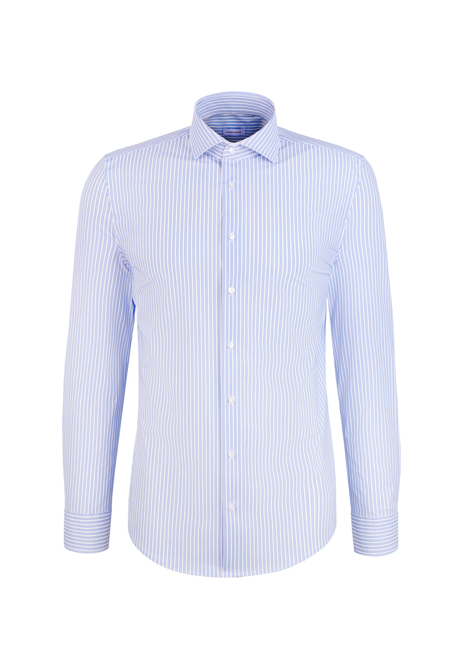 seidensticker Chemise d'affaires »Schwarze Rose« Slim 1/1 Kentkragen Druck