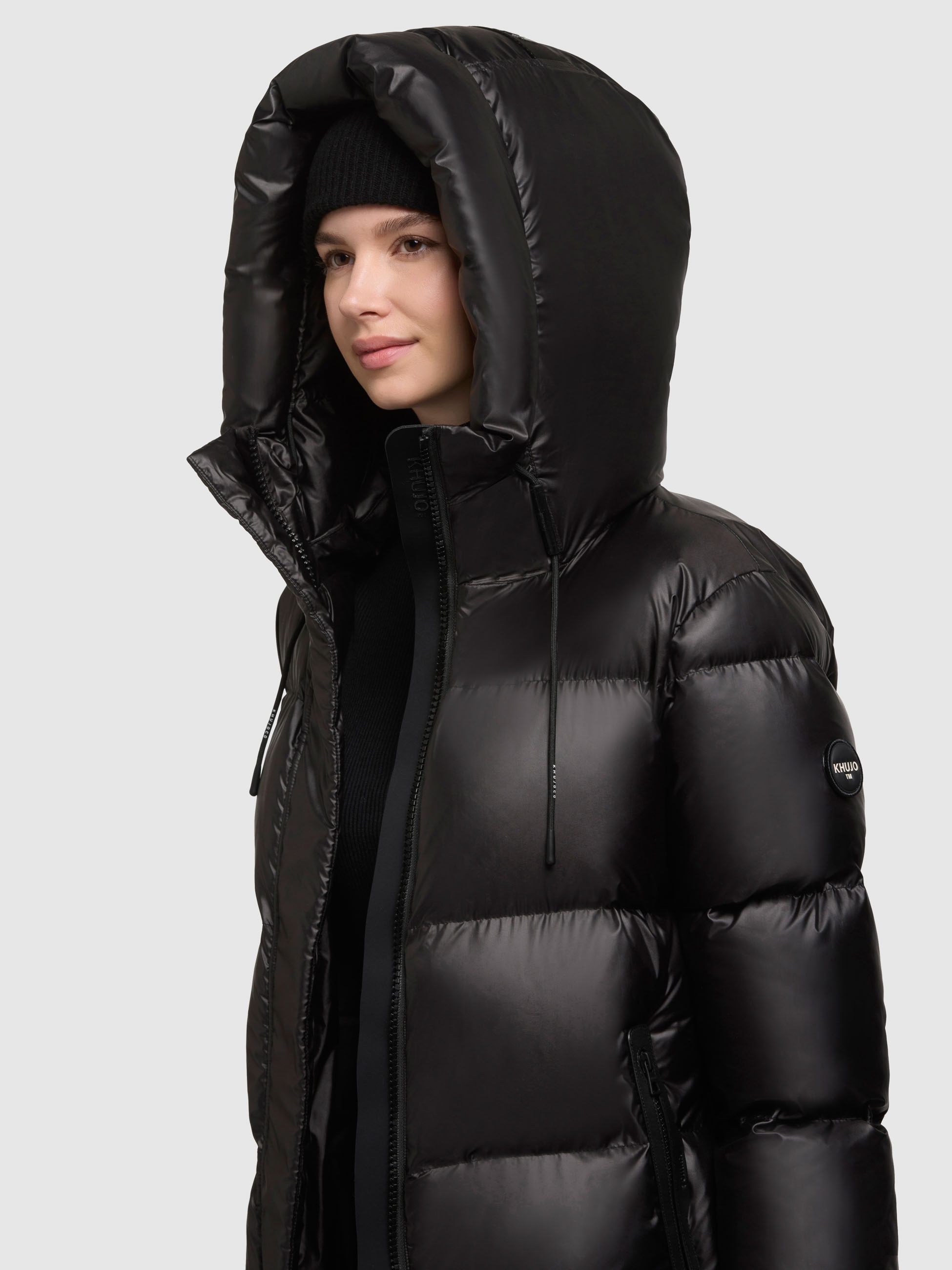 khujo Steppjacke »DROWN SHINY« mitKapuze