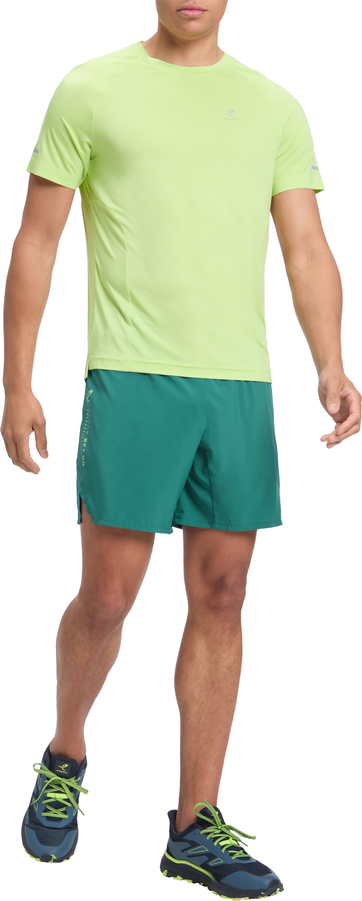 Energetics Laufshirt »HE.-T-SHIRT ELLAZOR II SHORT SLEEVE M« mit kurzen Ärmeln, aus Polyester und Elasthan, Regular Fit