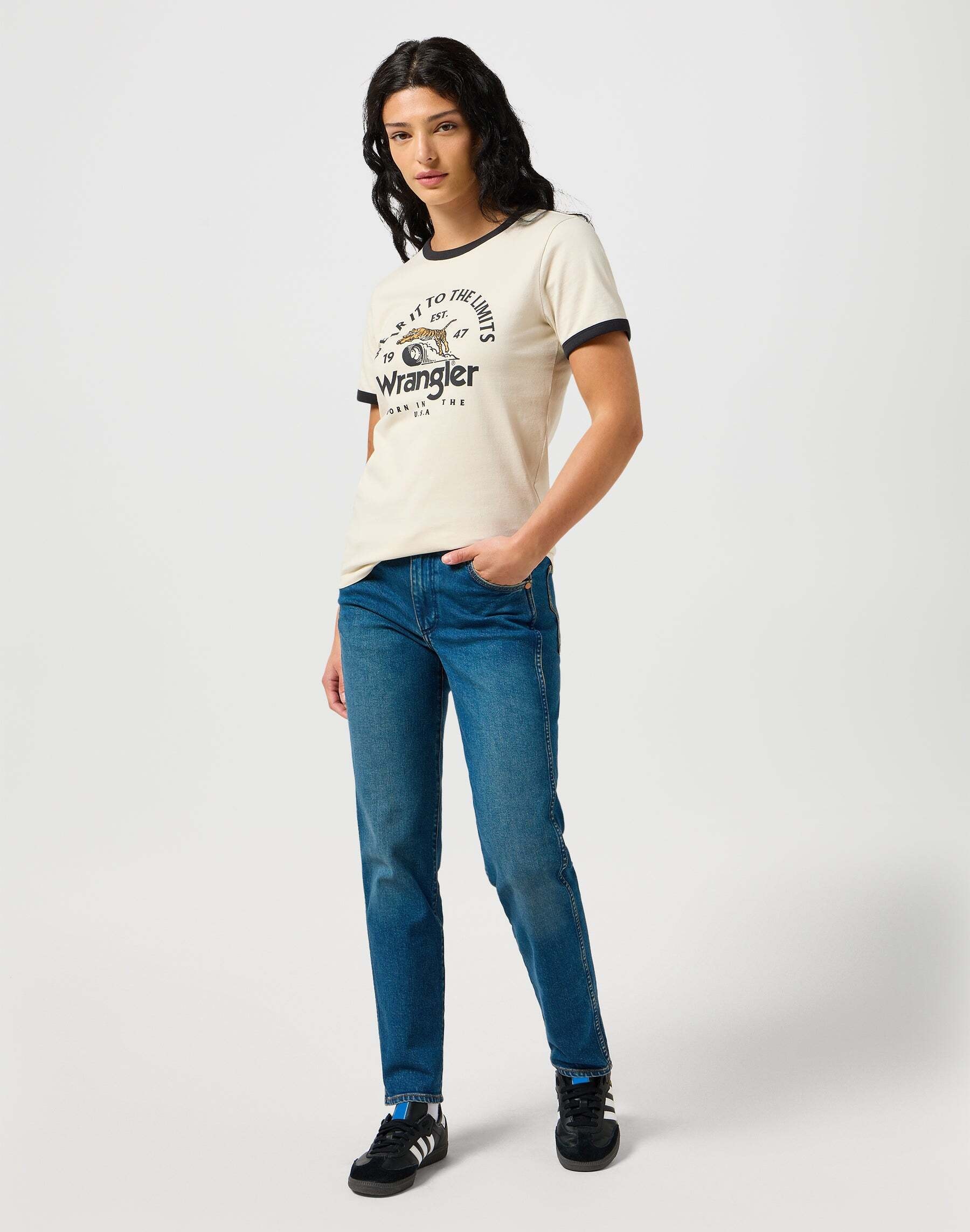 Wrangler T-Shirt »Wrangler T-Shirt Ringer Tee«