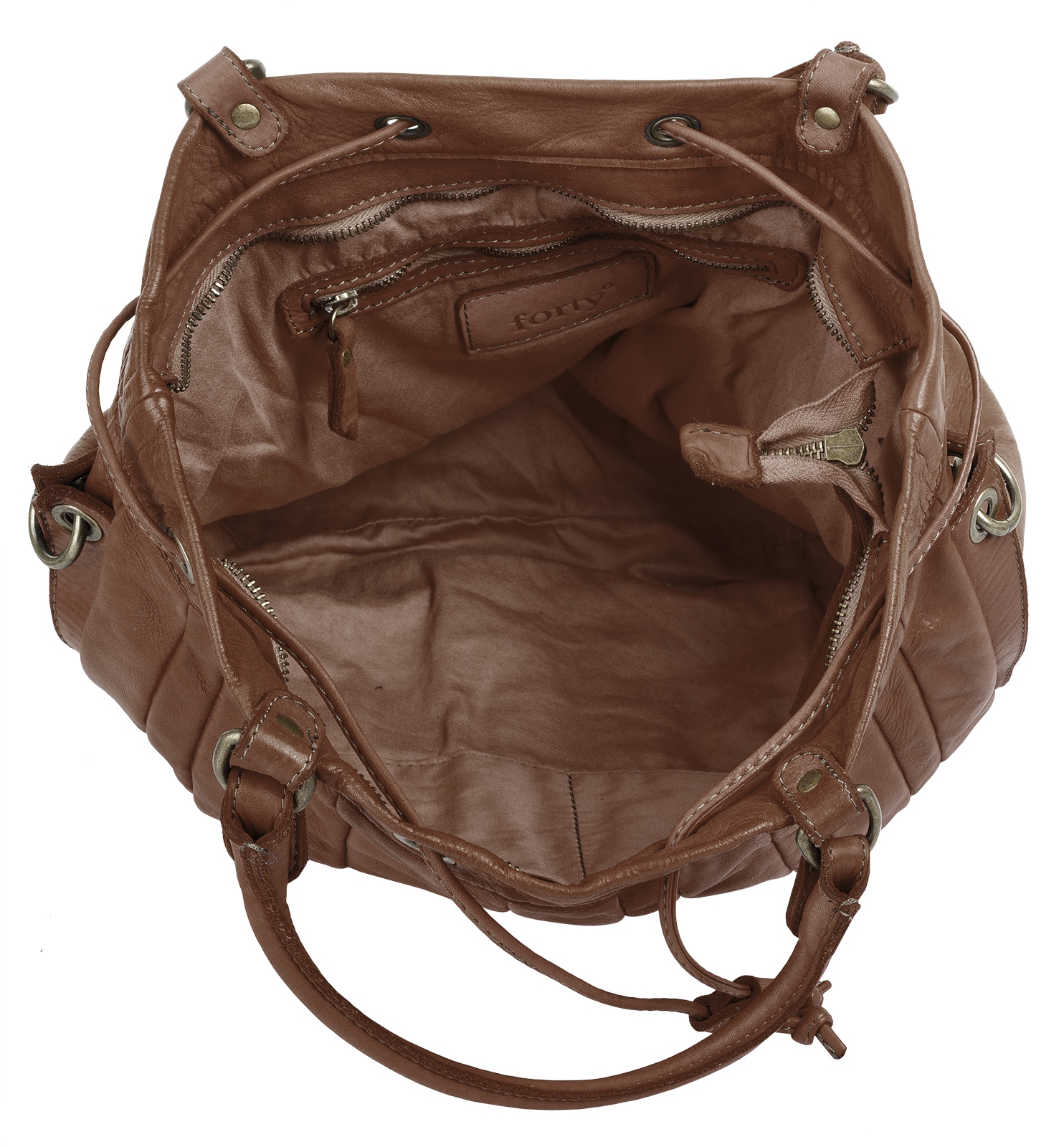 forty° Shopper echt Leder, Made in Italy