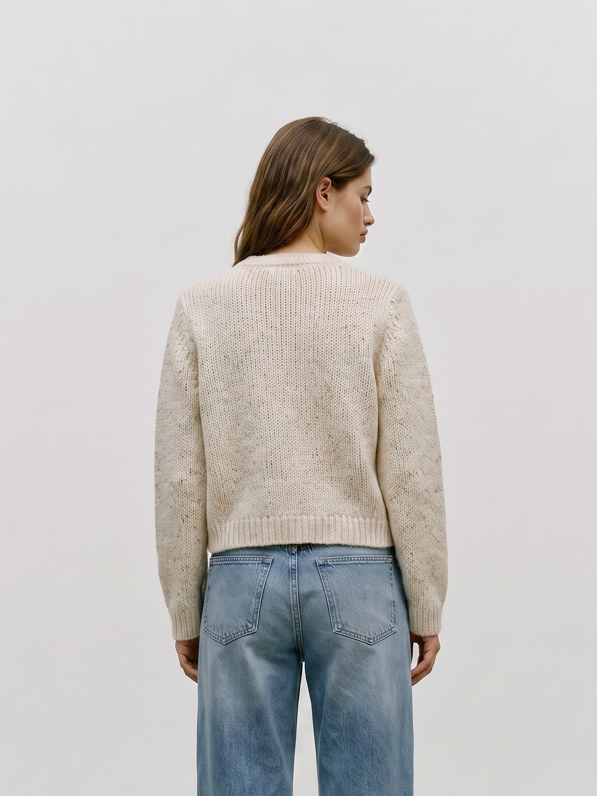Vero Moda Veste en tricot »VMMAYBE JEWEL LS O-NECK CARDIGAN NOOS« fibre synthétique, coupe ample