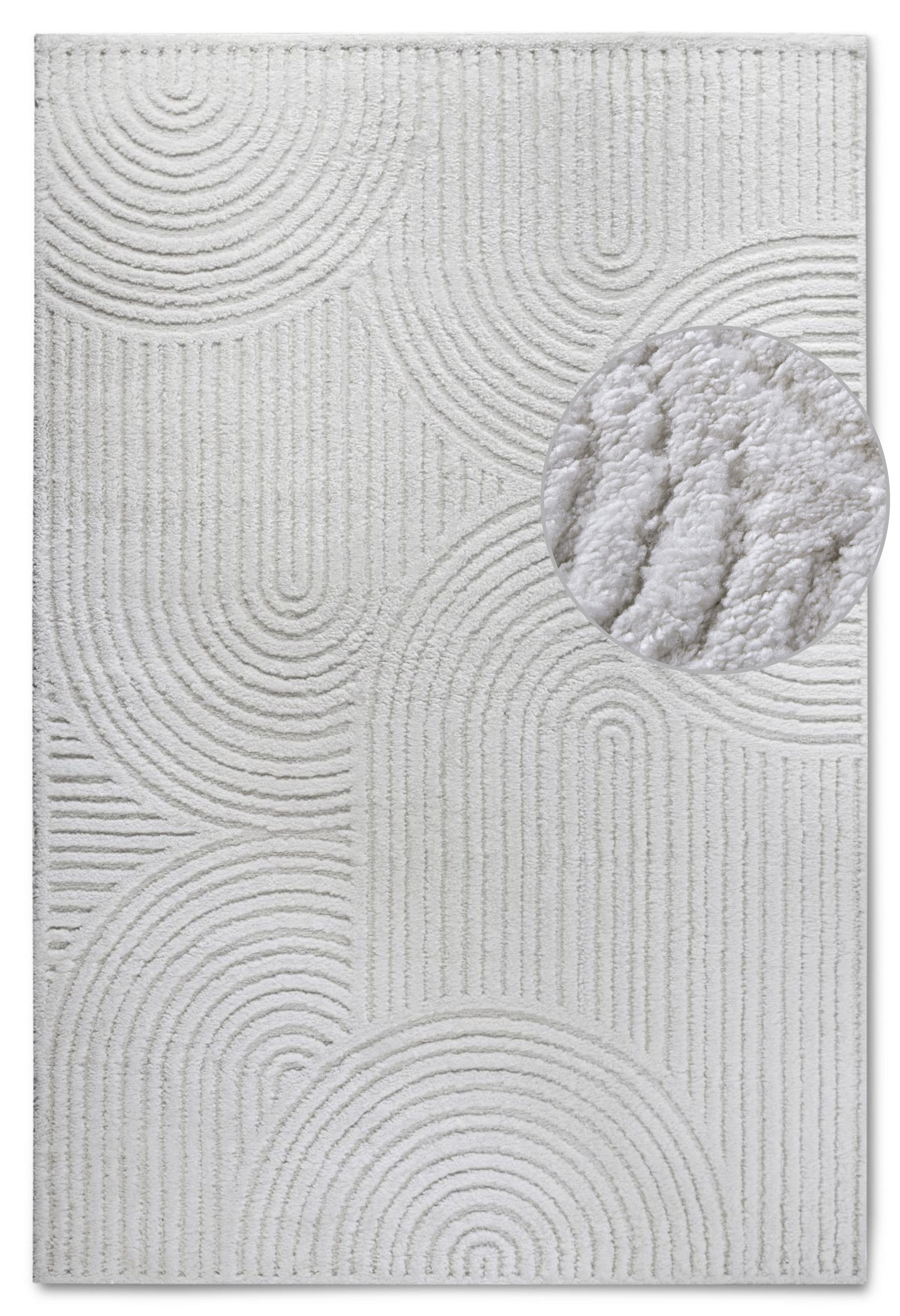 ELLE DECORATION Designteppich »Chappe« rechteckig 18 mm Höhe Shaggy, Läufer, flauschig, weich, Langflor, modern, Hoch Tief Effekt