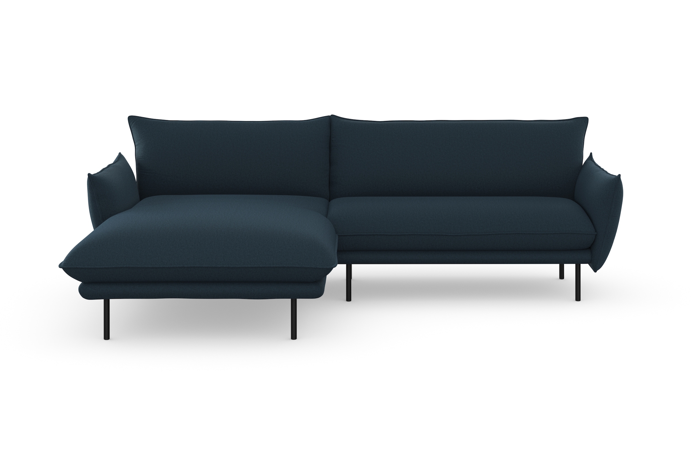 GOODproduct Ecksofa »Stine L-Form« Besonderes Design durch Kissenoptik und Keder, by Morten Georgsen