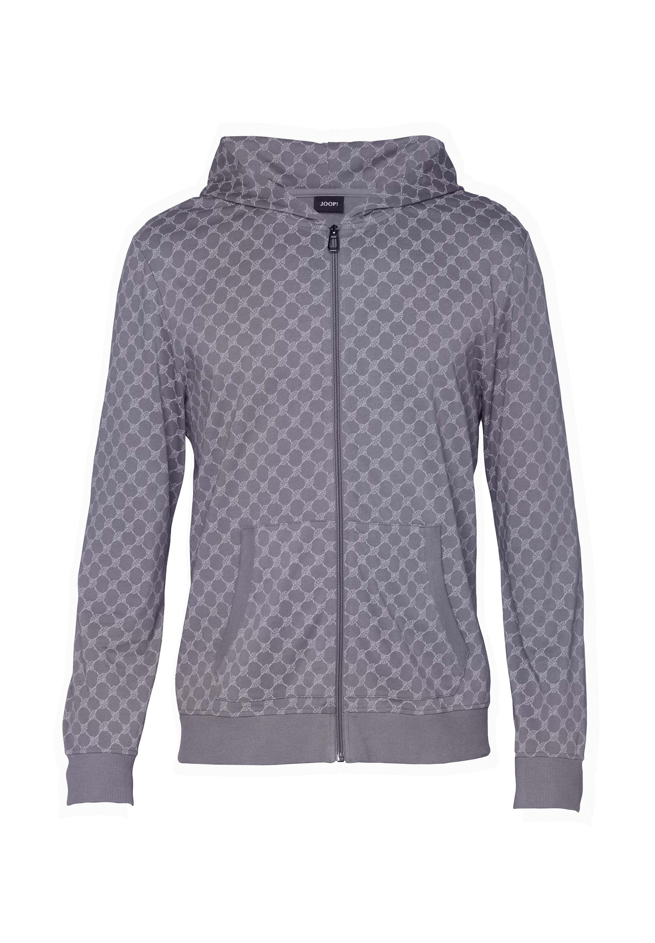 JOOP! Veste sweat mit Cornflower-Print allover und Kapuze