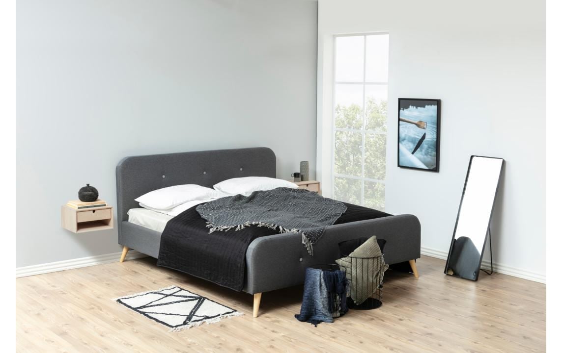 AC Design Nachttisch »Century Nachtkommode« Nachtschrank, Eiche Furnier, Schublade, Wandbefestigung