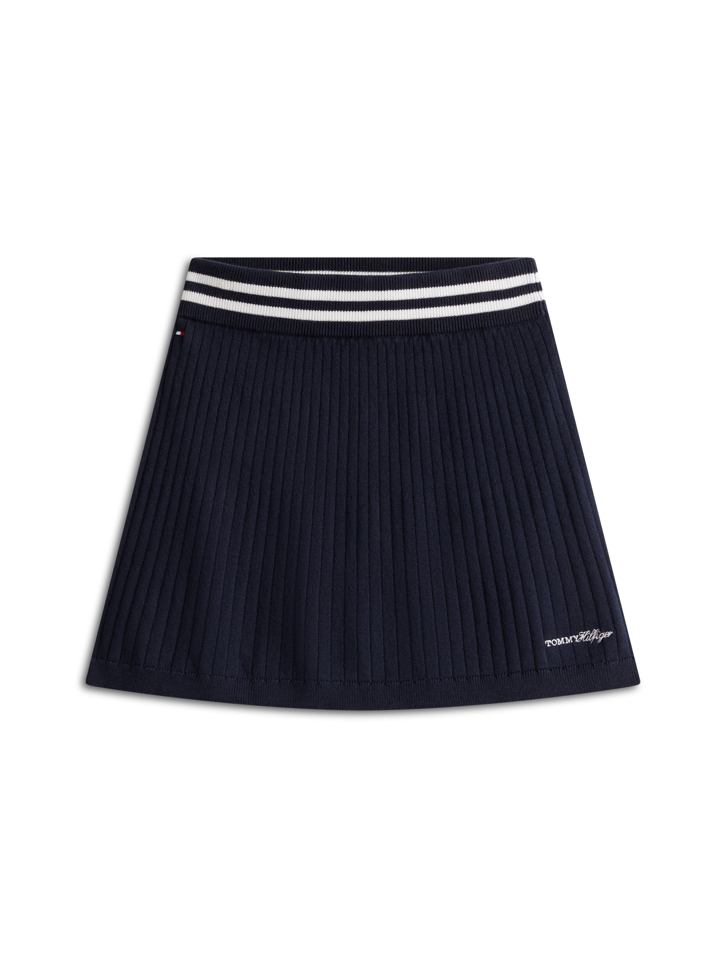 Tommy Hilfiger Jupe en sweat »SWEATER RIB SKIRT« enfants jusqu’à 16 ans, coupe regular fit