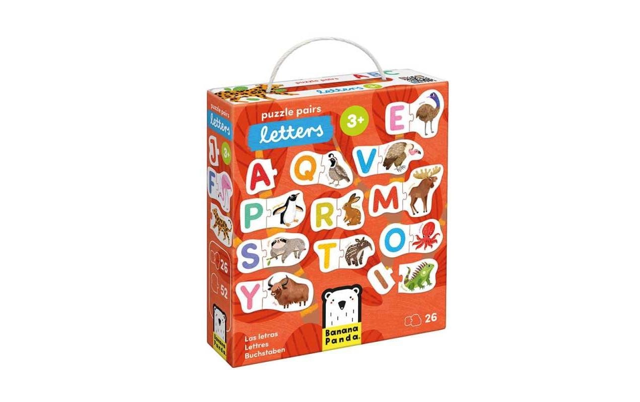   Puzzle »Banana Panda Pairs Letters Pappe« anglais