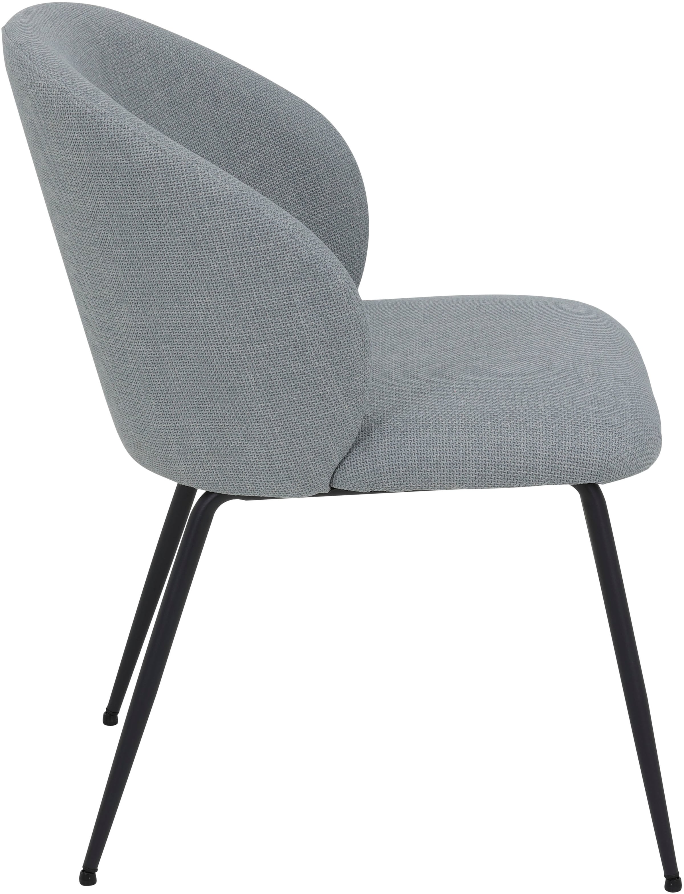 HELA Chaise à 4 pieds »GRAZ, Esszimmerstuhl« (Ensemble) 1 cuisXL-Sitzbreite,4-Fuss,Rundrohrgestell,140 Kg belastbar, Webstoff