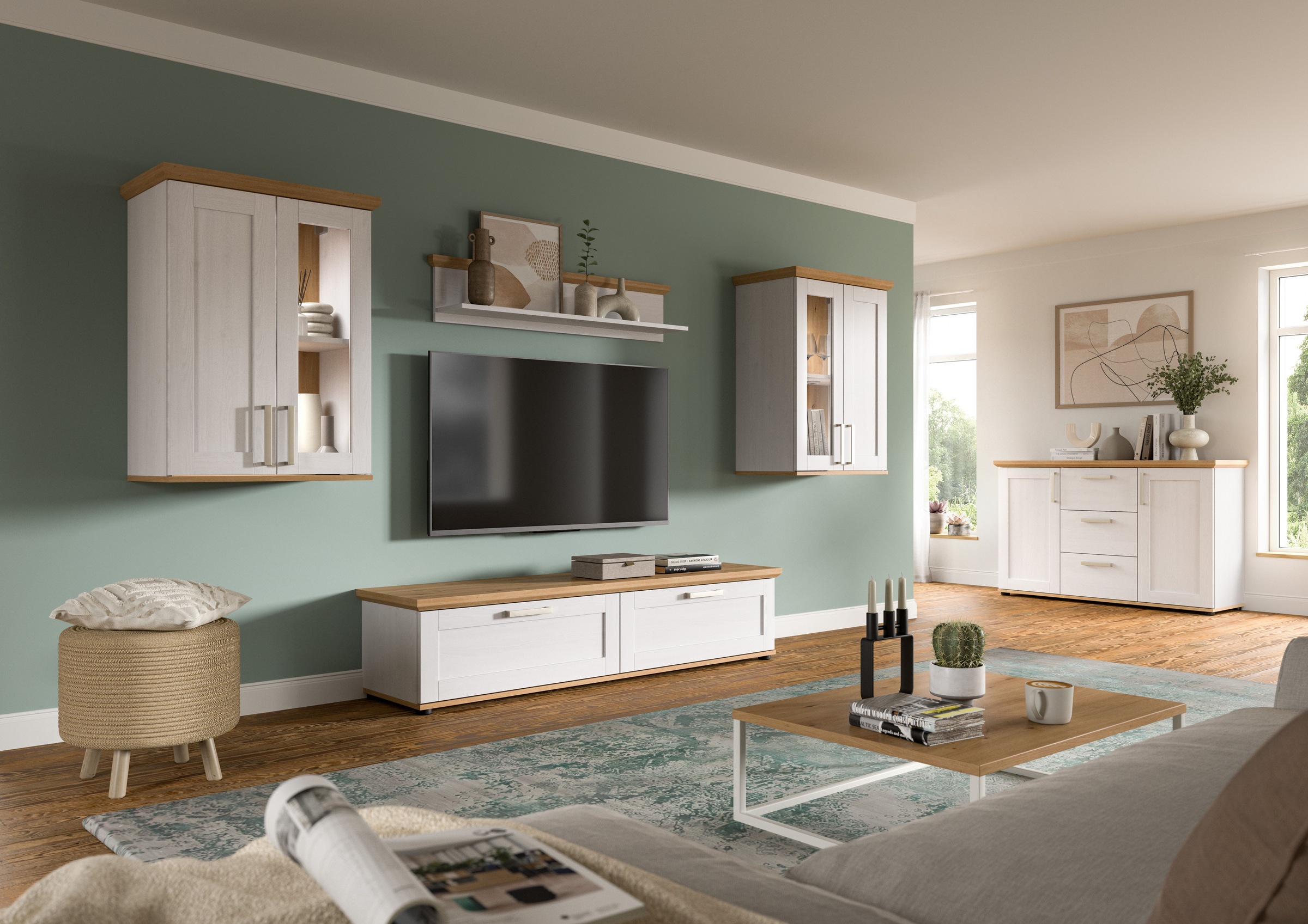 Home affaire Wohnwand »Cosenza« Set, 4 Stk. tlg.