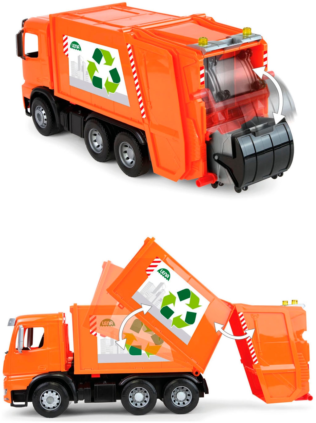 Lena® Spielzeug-Müllwagen »Worxx, Mercedes-Benz Arocs« Made in Europe