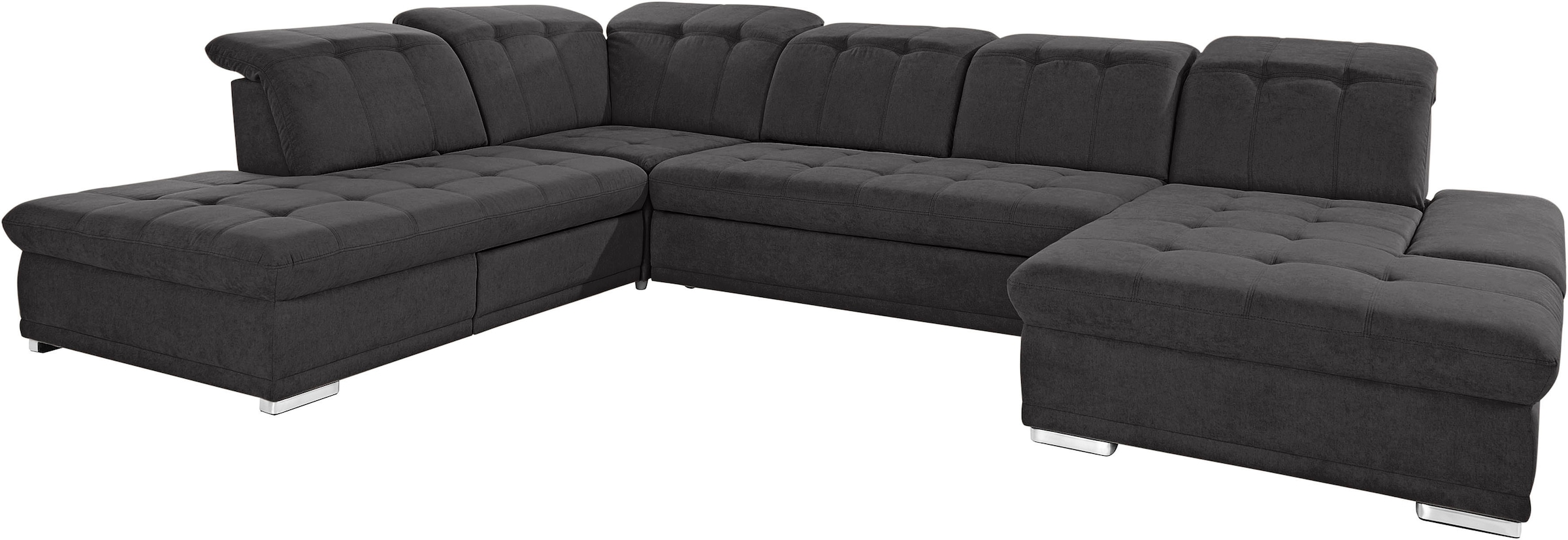 COTTA Paysage de salon »Holiday U-Form mit Sitztiefen-, Armteil- und Kopfteilverstellung« wahlweise mit Bettfunktion & Bettkasten