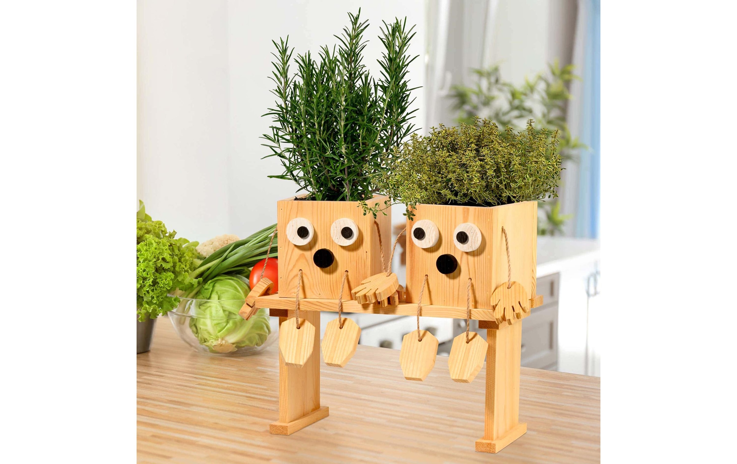 dobar Lit surélevé »Kräuterschwestern «Laura & Lisa»«