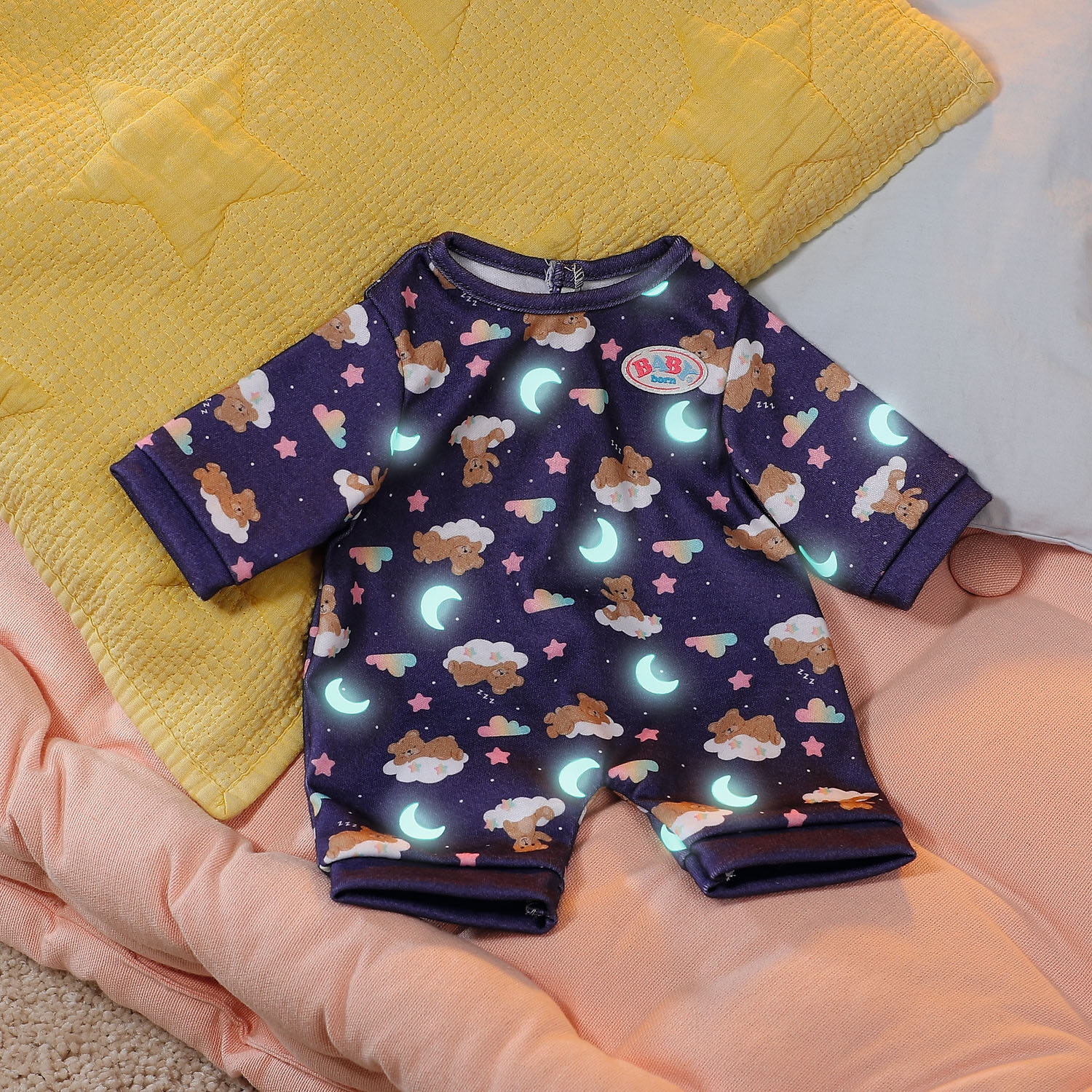 Baby Born Peluche »Teddy mit leuchtendem Schlafanzug«
