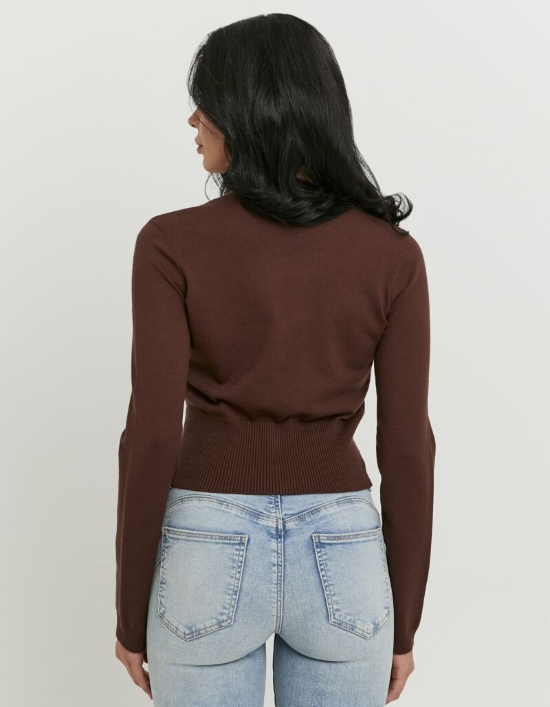 Tally Weijl Veste en tricot »SCAVIFRANKI« Mélange de matières, basique, coupe courte