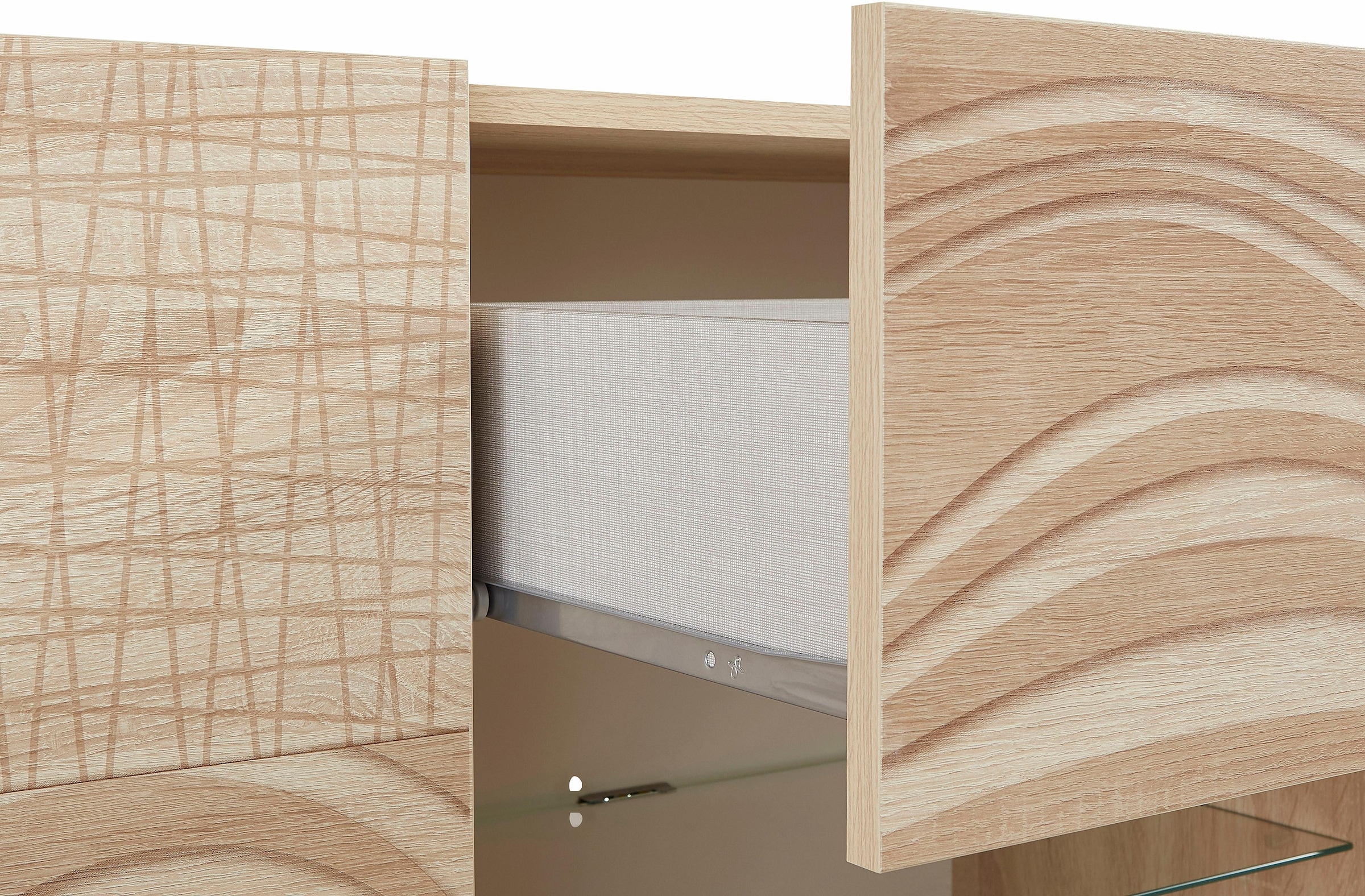 Home affaire Sideboard »Miro« Breite 241 cm mit dekorativem Siebdruck