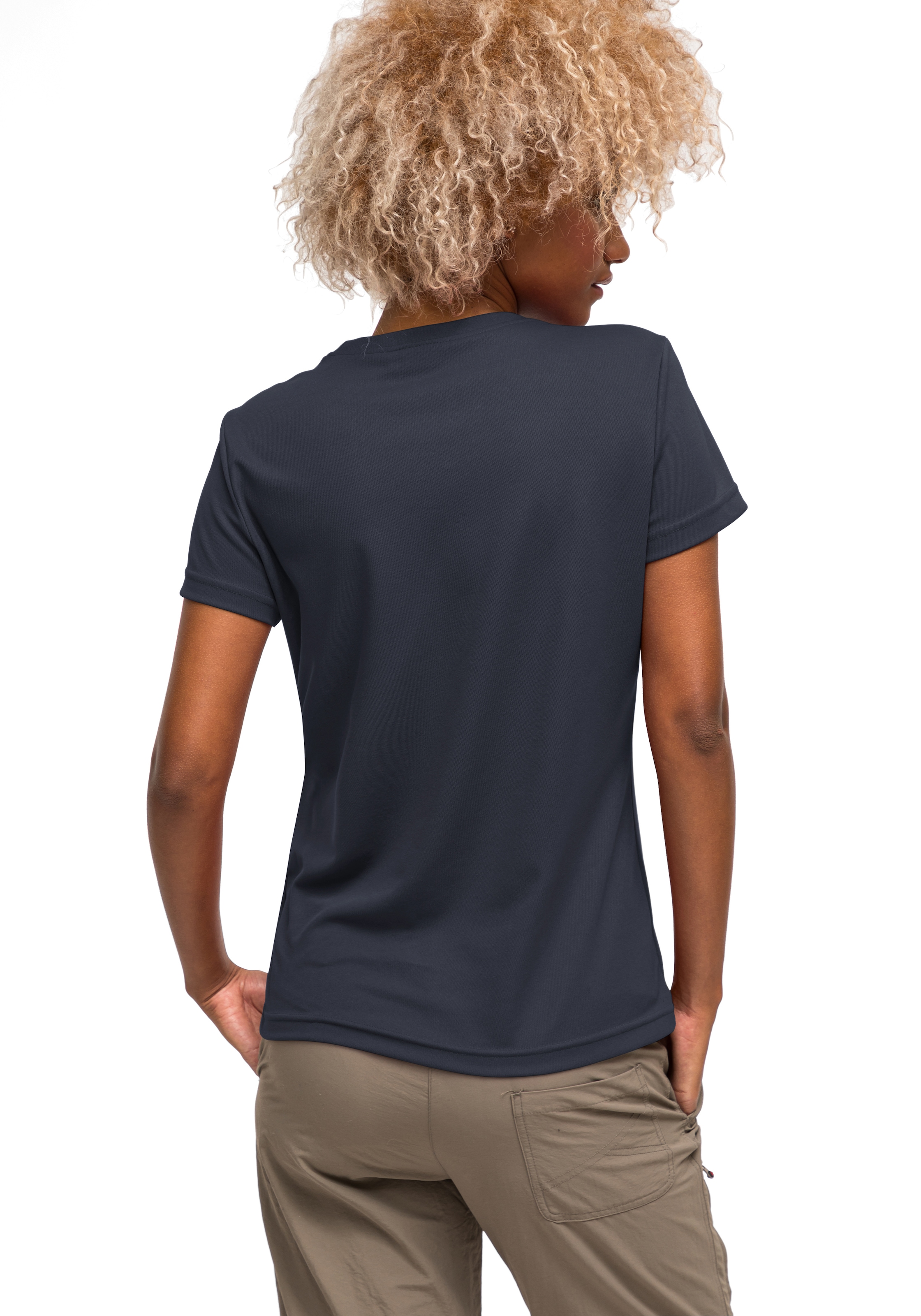 Maier Sports T-shirt »Waltraud« Damen Kurzarmshirt, leichtes Sommer Funktionsshirt, Rundhals, Reg Fit