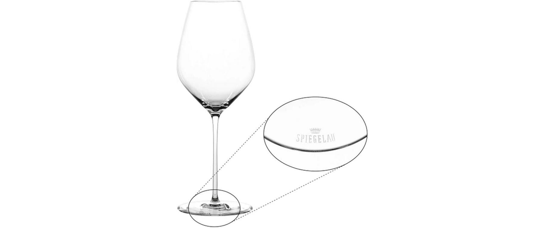 Eulenspiegel Weinglas »Spiegelau Universal Weinglas Hi-Lite 510 ml, 2 Stück, Transparent« Brillianz, Kristallklar