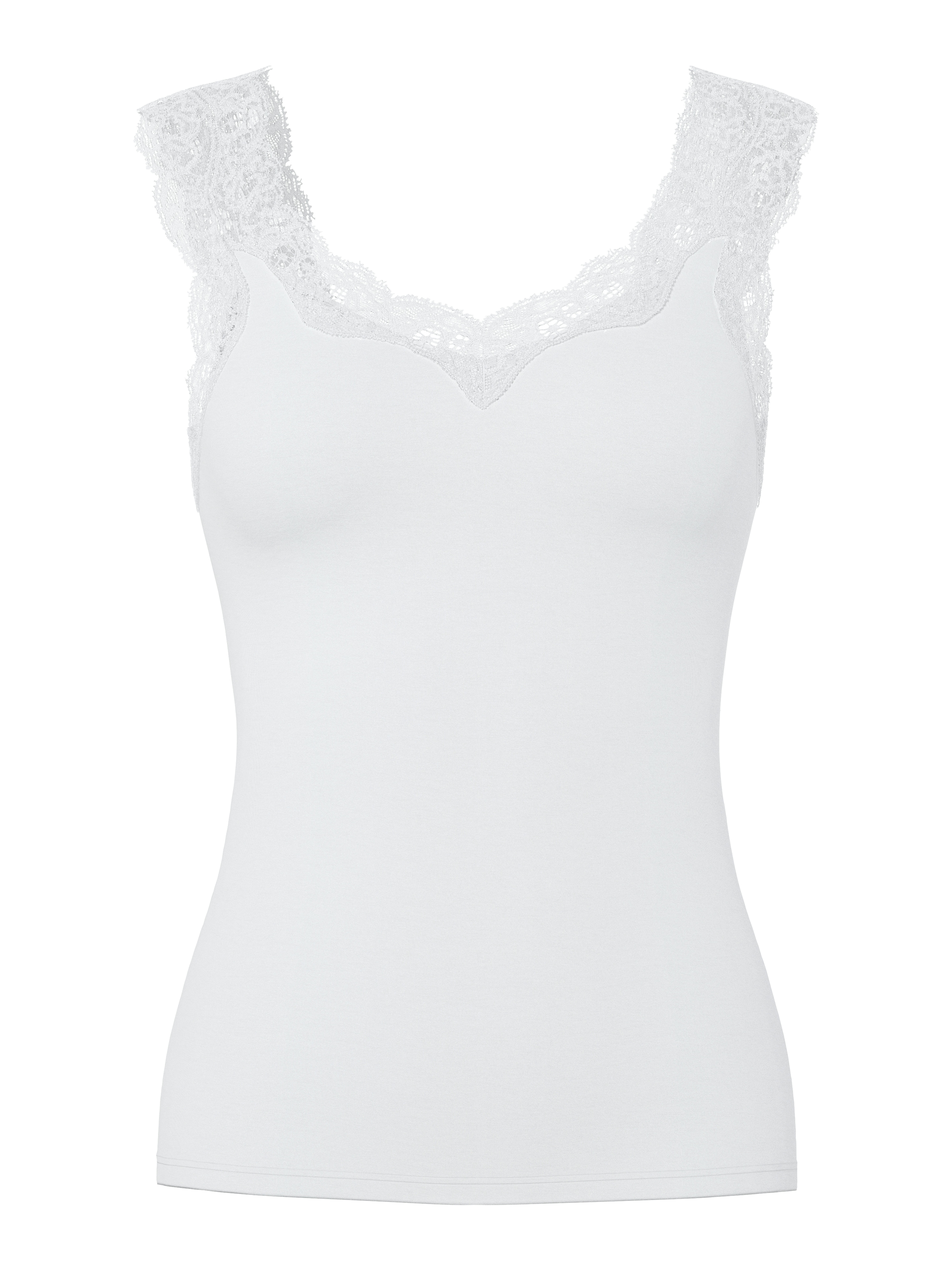 pieces Top en dentelle »PCBARBERA« Mélange de viscose, détails en dentelle