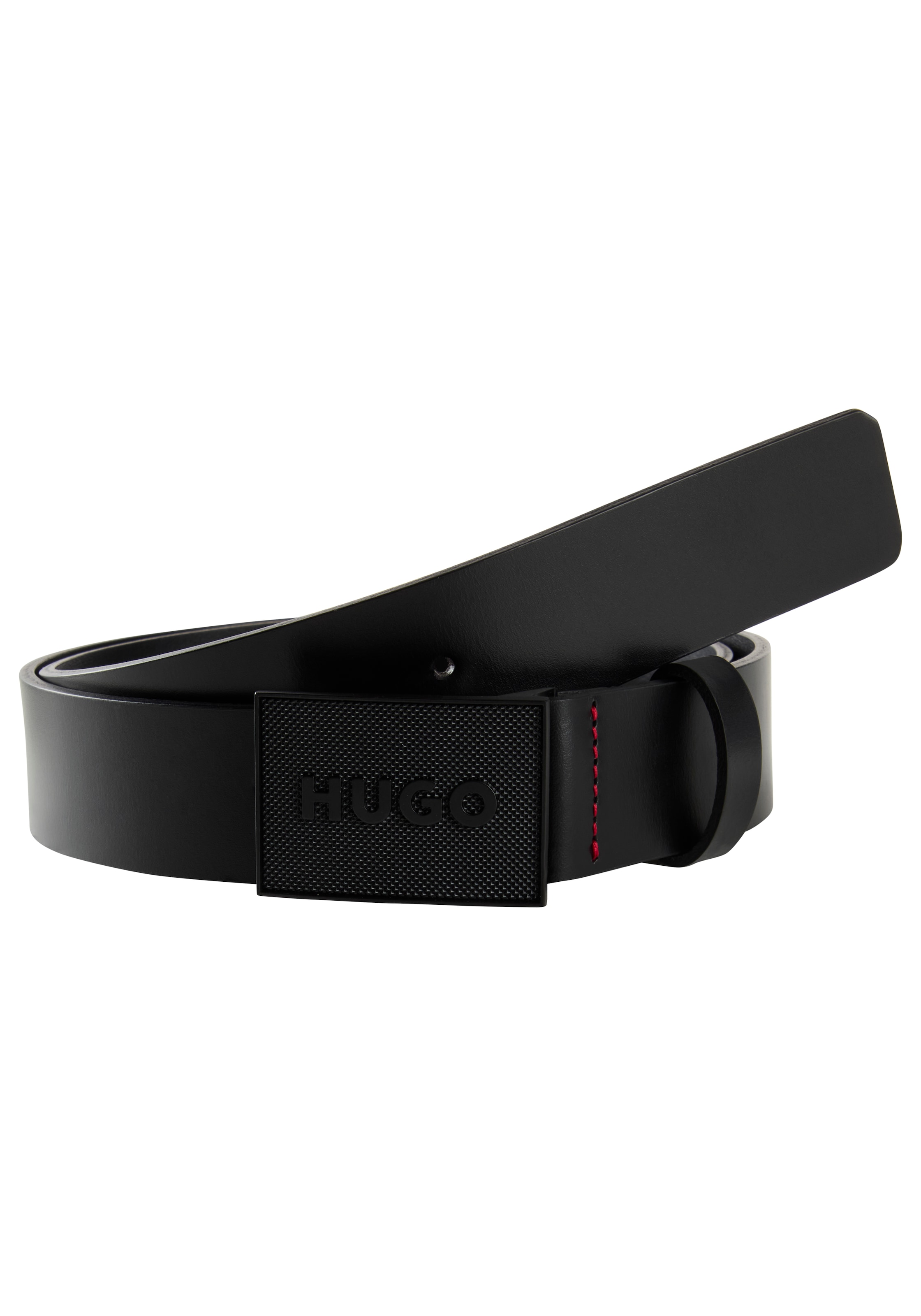 HUGO Ceinture en cuir »Gethon Sz35« mit HUGO Koppelschliesse