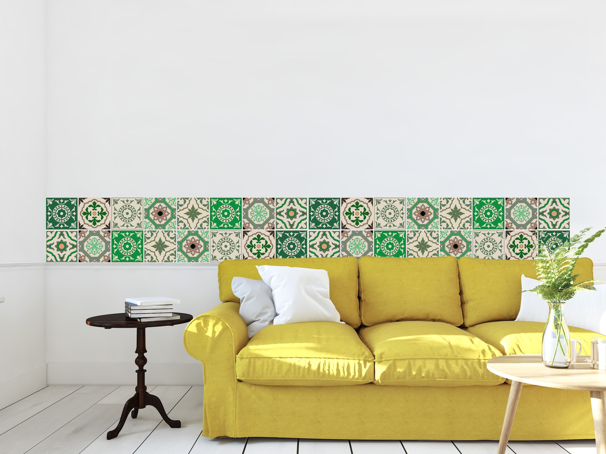 Home affaire Autocollants pour carrelage »Ornamente« Stickerfliesen, selbstklebend, Sticker, 12er Set