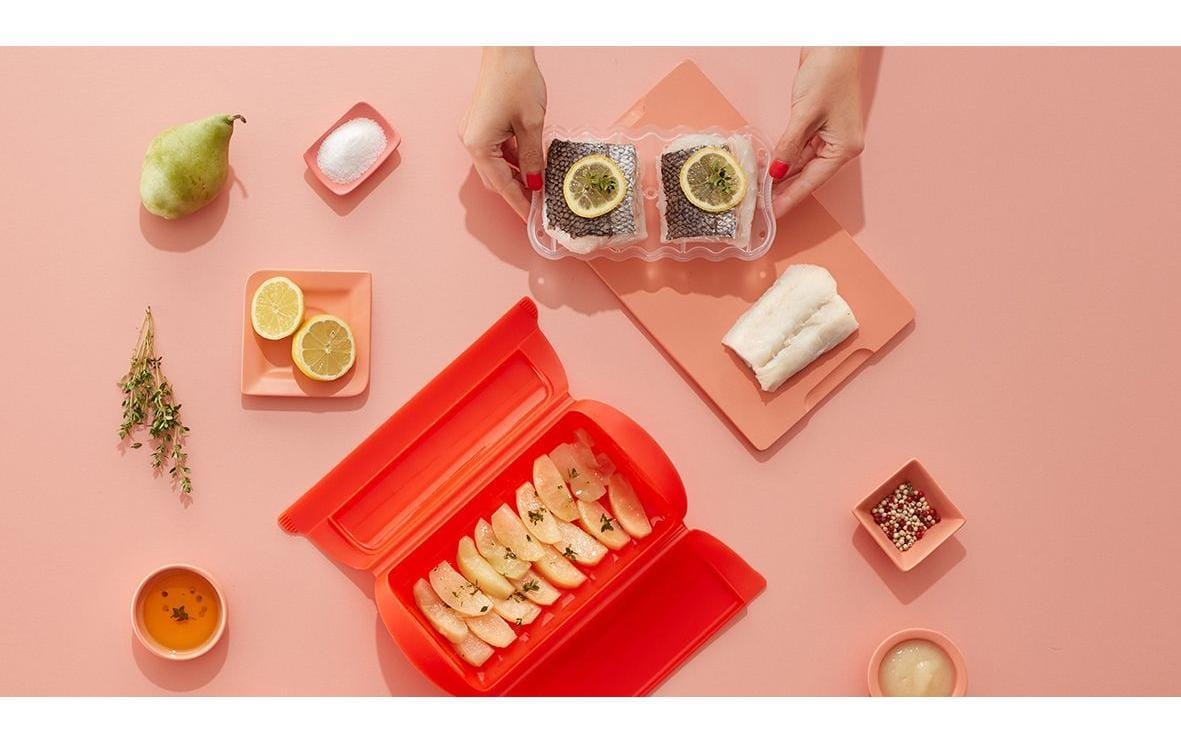   Récipient pour micro-ondes »Lékué mit Ablage« 1 pièces tlg.