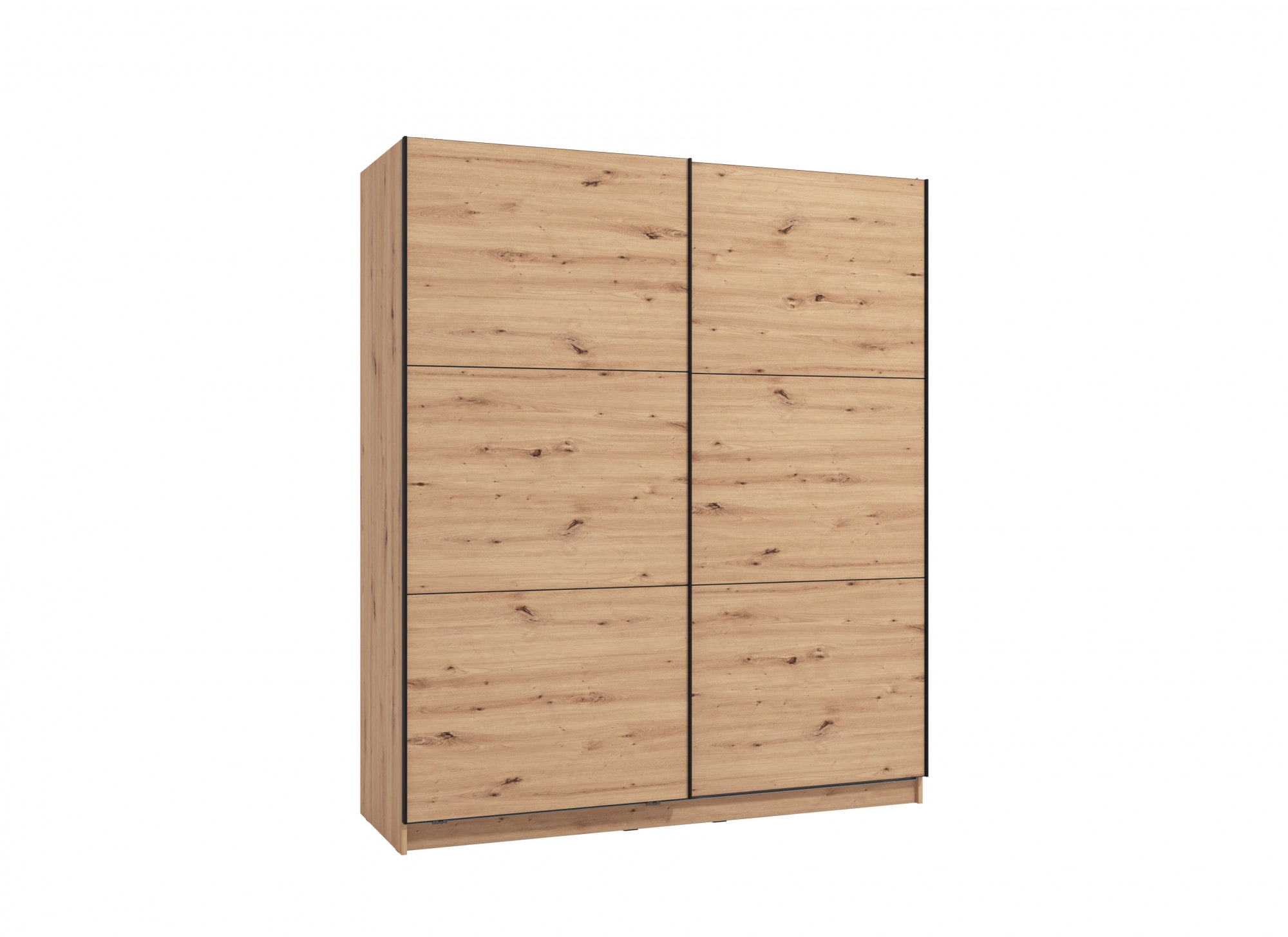 INOSIGN Schwebetürenschrank »Sierra klassischer Kleiderschrank Wäscheschrank 179 oder 217cm breit« mit kompletter Inneneinteilung, FSC®-zertifizierter Holzwerkstoff