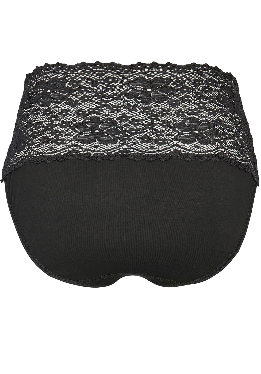 Nina Von C. Culotte haute »"Millefleurs"« 2er Pack,  eng, elastisch, bequem, feminin, breiter Bund mit Spitze, Viskosemix