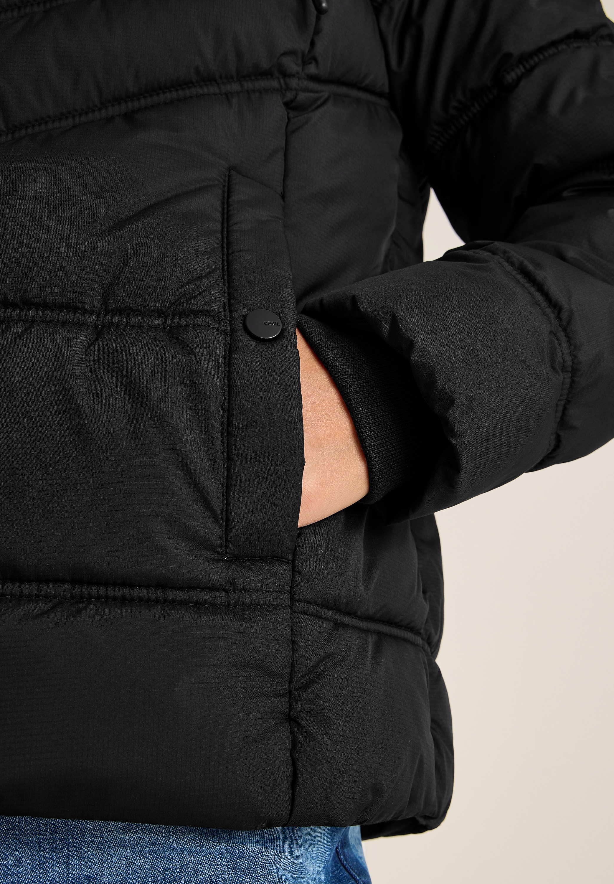 Cecil Veste matelassée mit Kapuze mit Kapuze