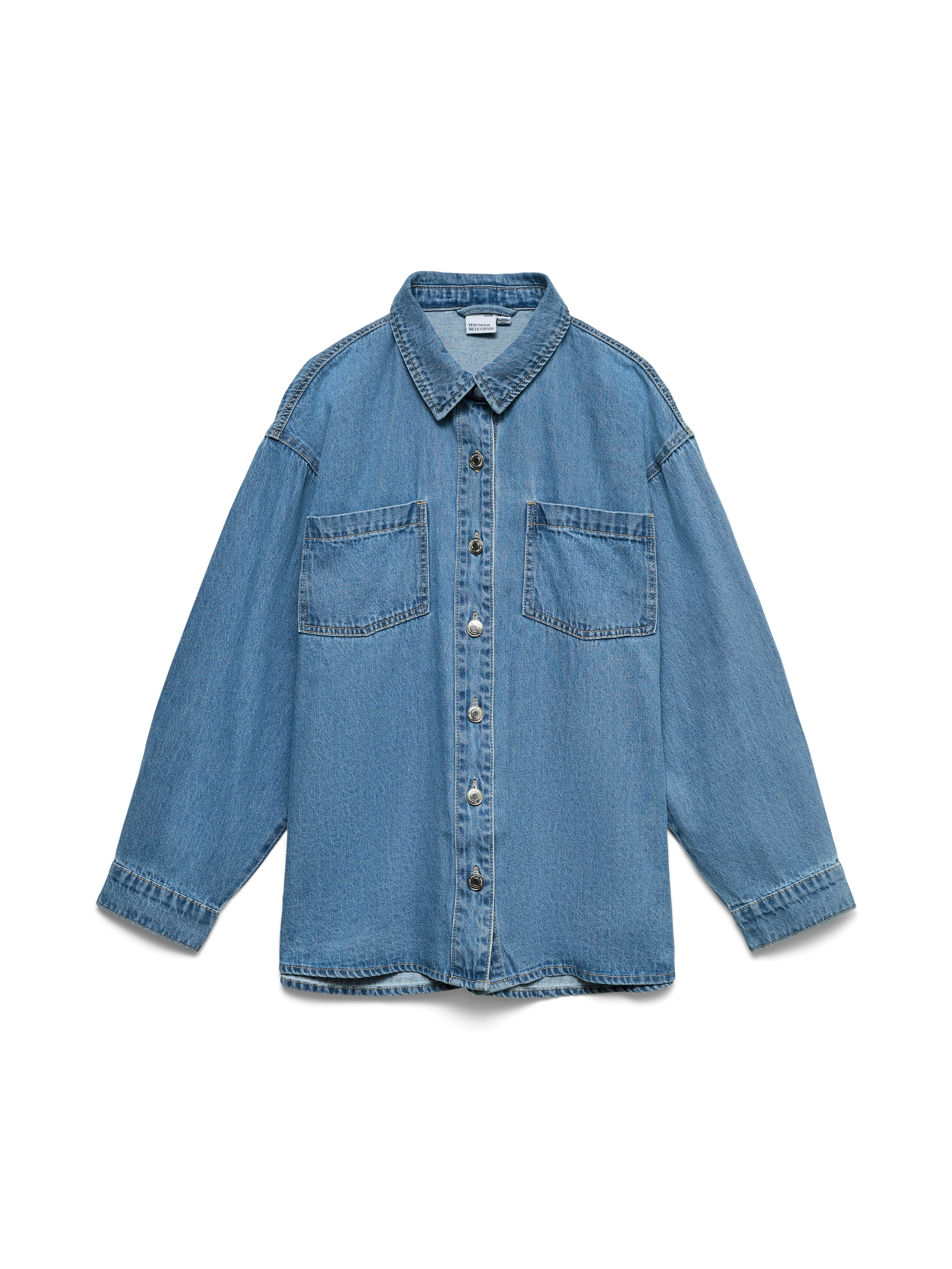 Vero Moda Blouse en jean »VMJENNIE LS OVERSIZE DENIM SHIRT GA NOOS«