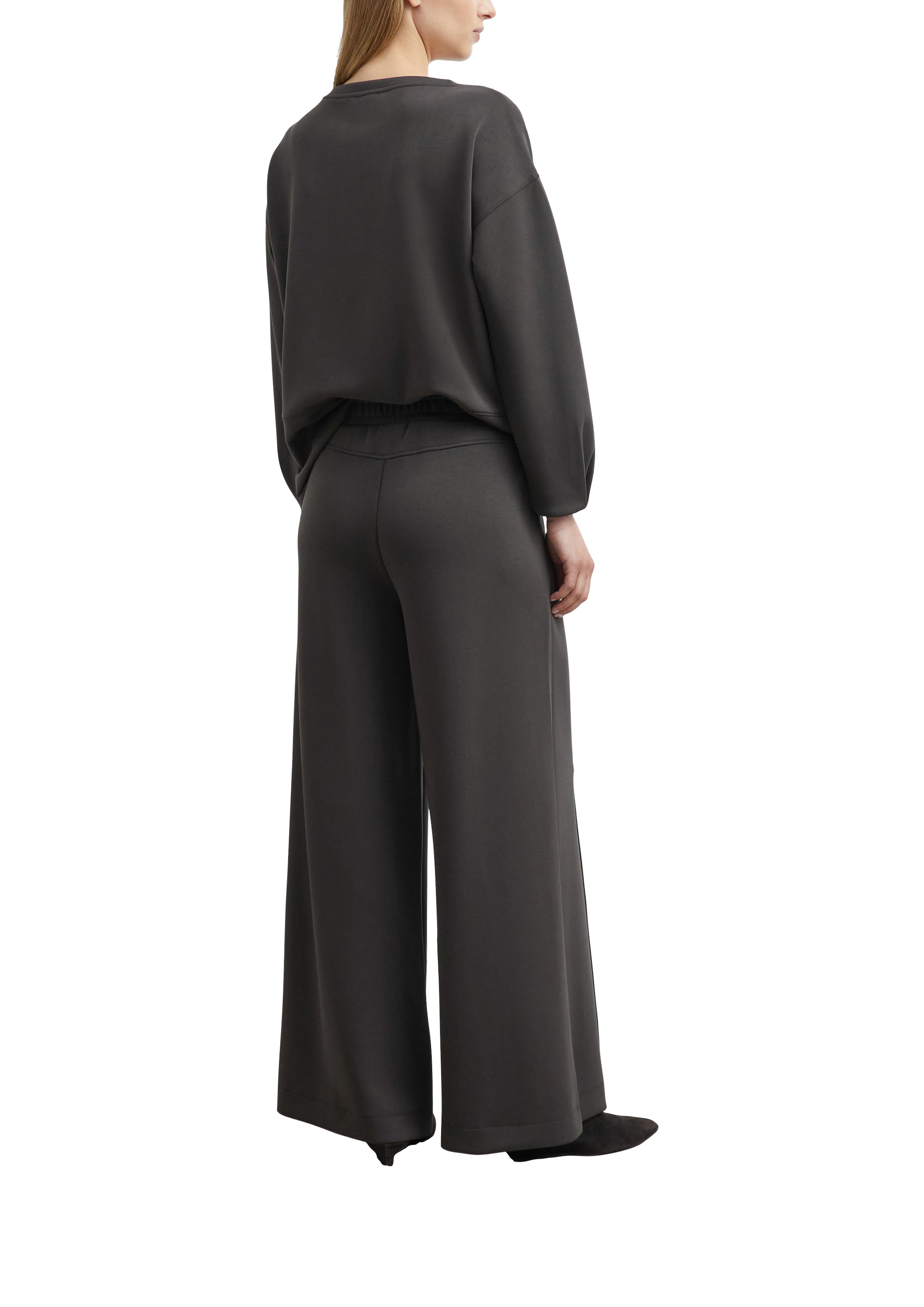 Comma Pantalon à enfiler  à jambes larges, stretch